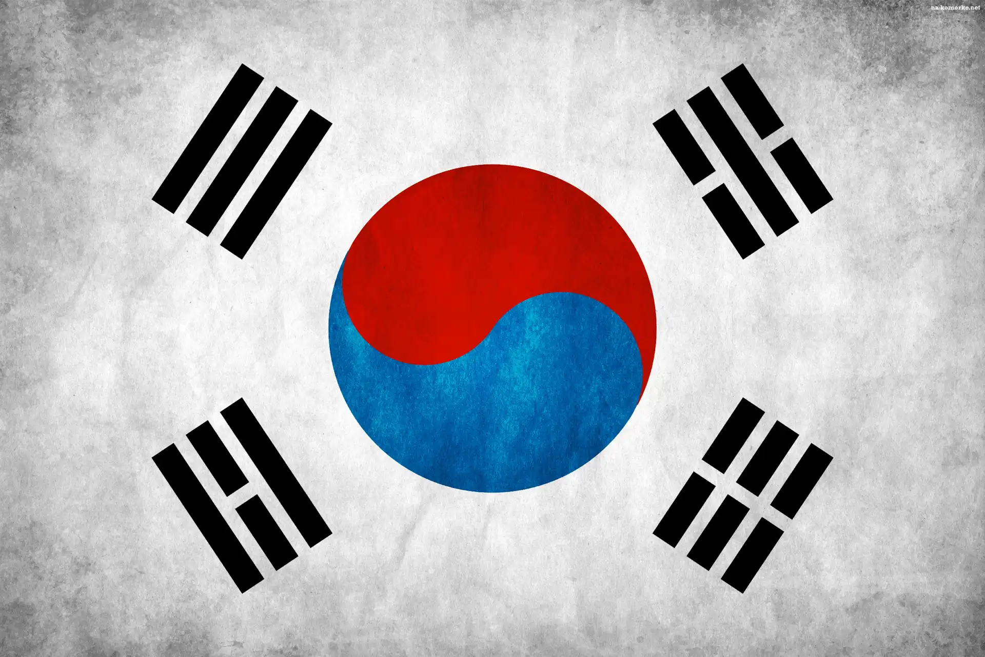 Flaga, Państwa, Korea Południowa