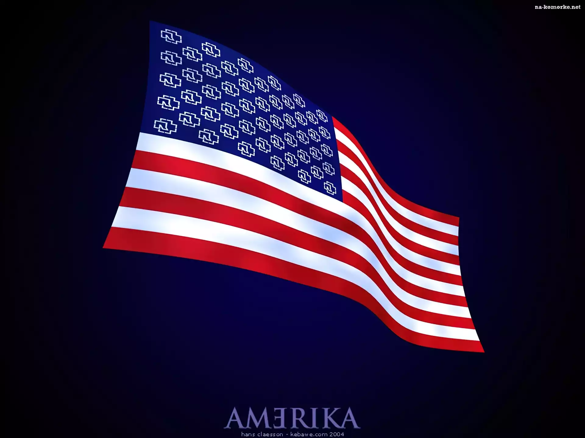 Rammstein, flaga USA
