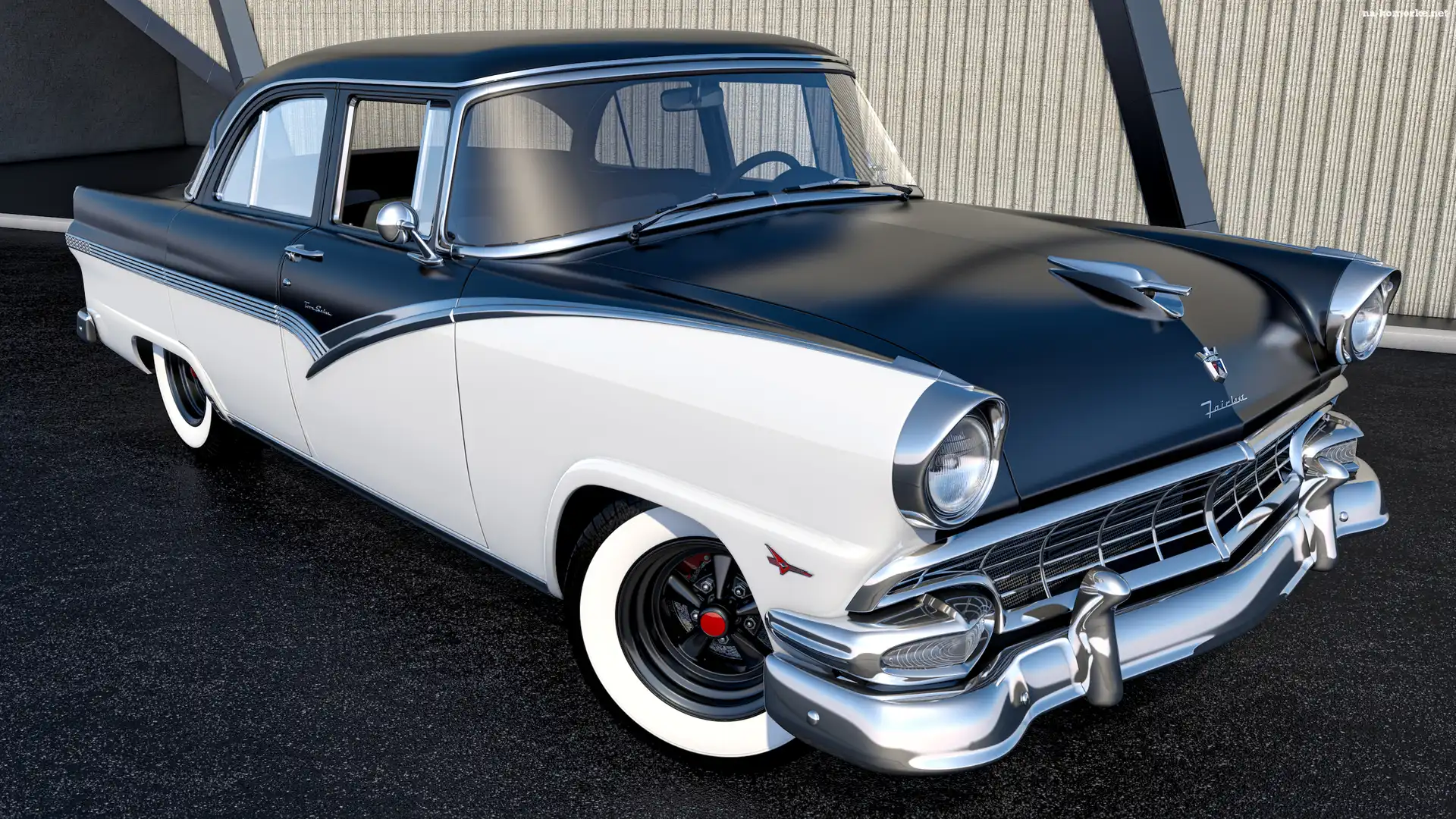 Ford Fairlane Town Sedan, 1956, Zabytkowy