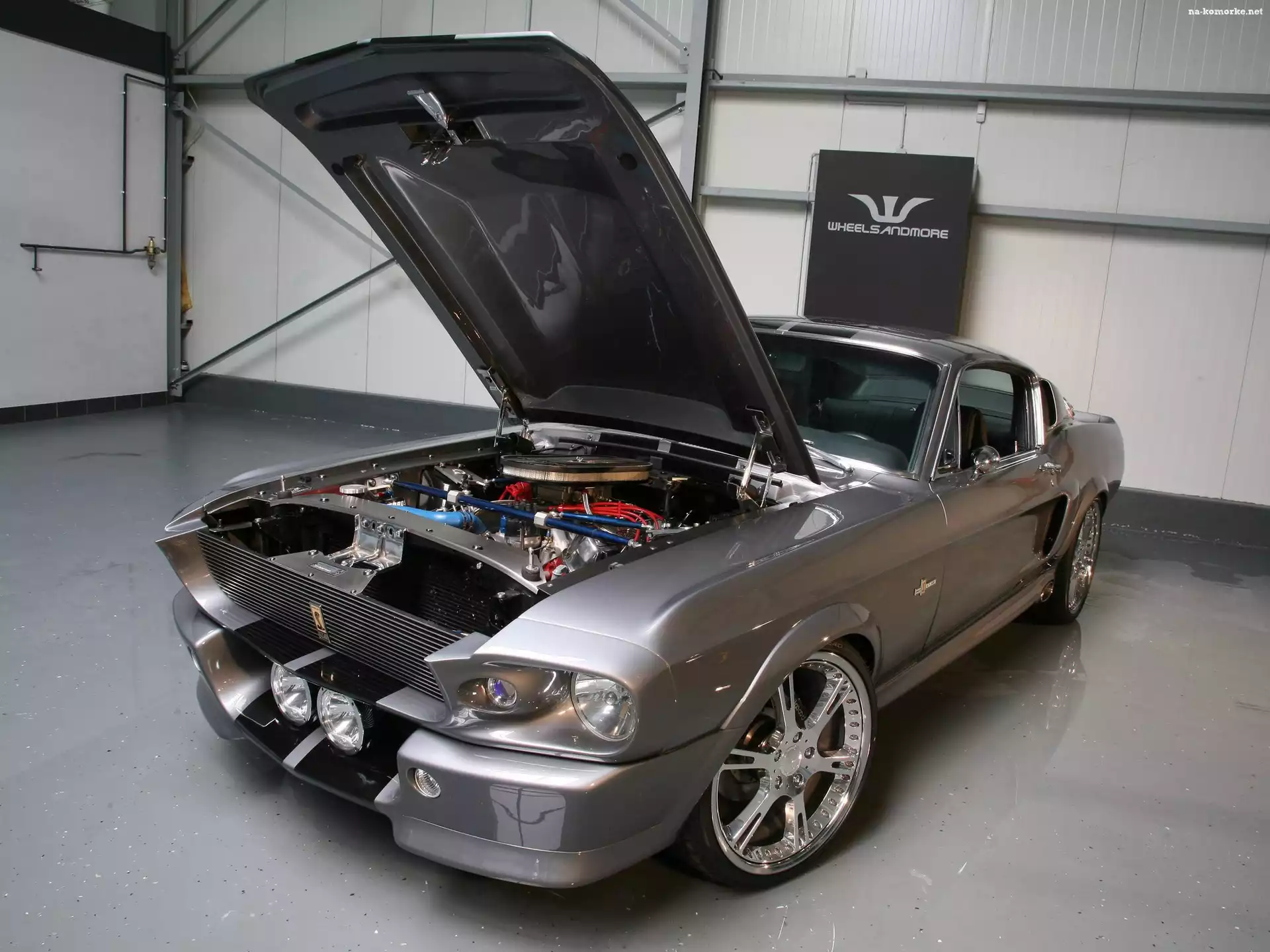 Ford Mustang, Maska, GT500, Otwarta