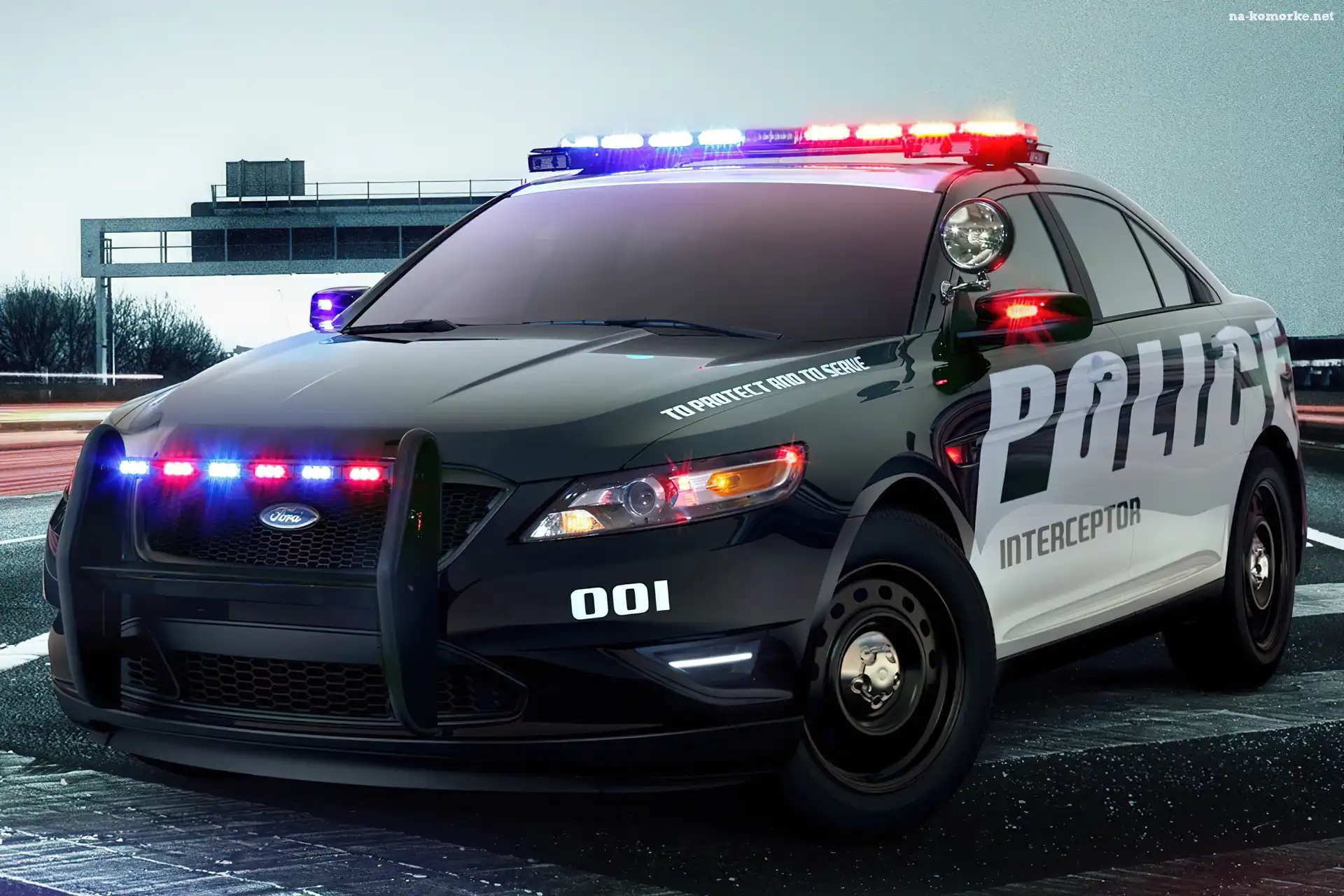 Ford Taurus, Świetlne, Radiowóz, Sygnały