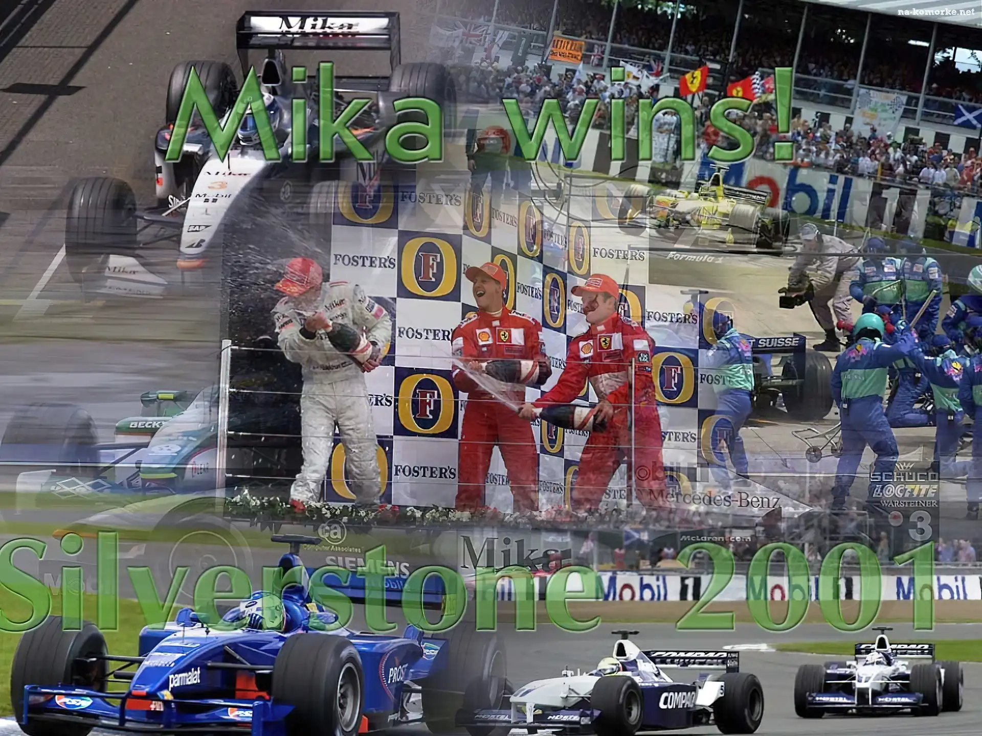 Formuła 1, Silverstone, Mika wins
