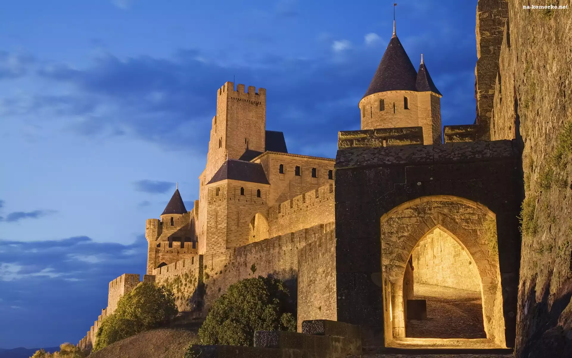 Forteca, Miasto Carcassonne, Francja