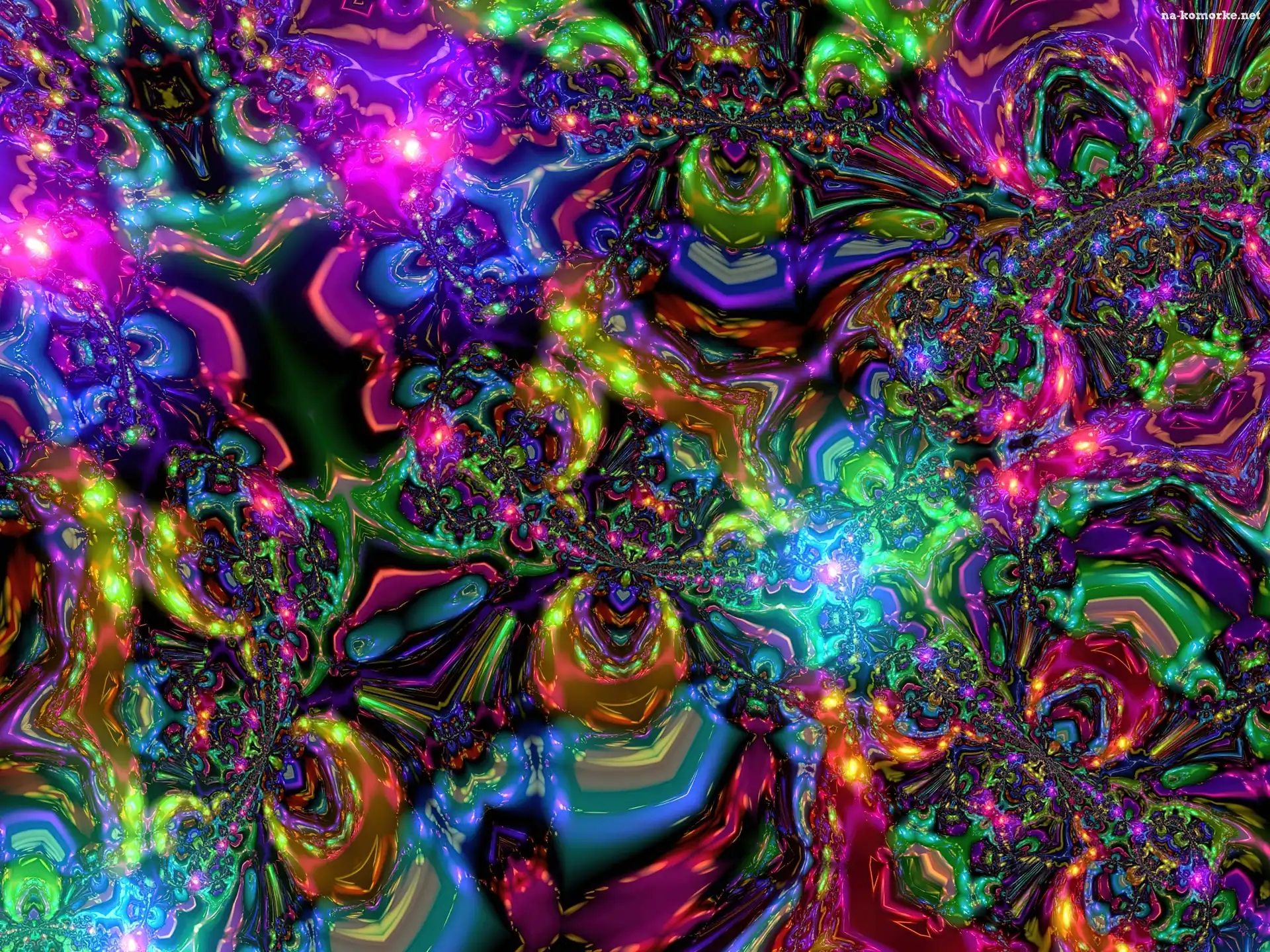 Fraktal, Kalejdoskop, Kolory, Chaos