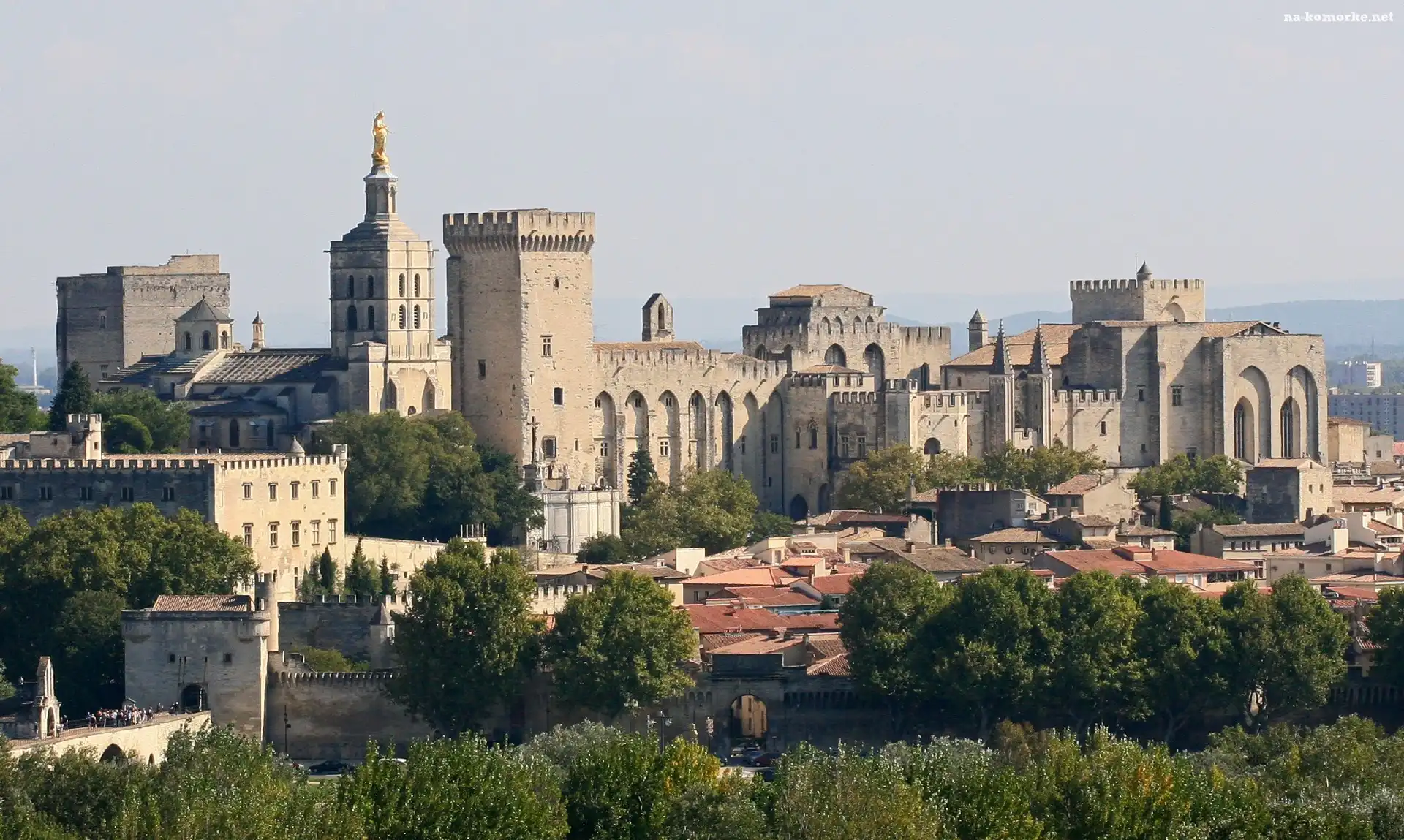 Francja, Awinion, Pałac, Papieski, Miasto