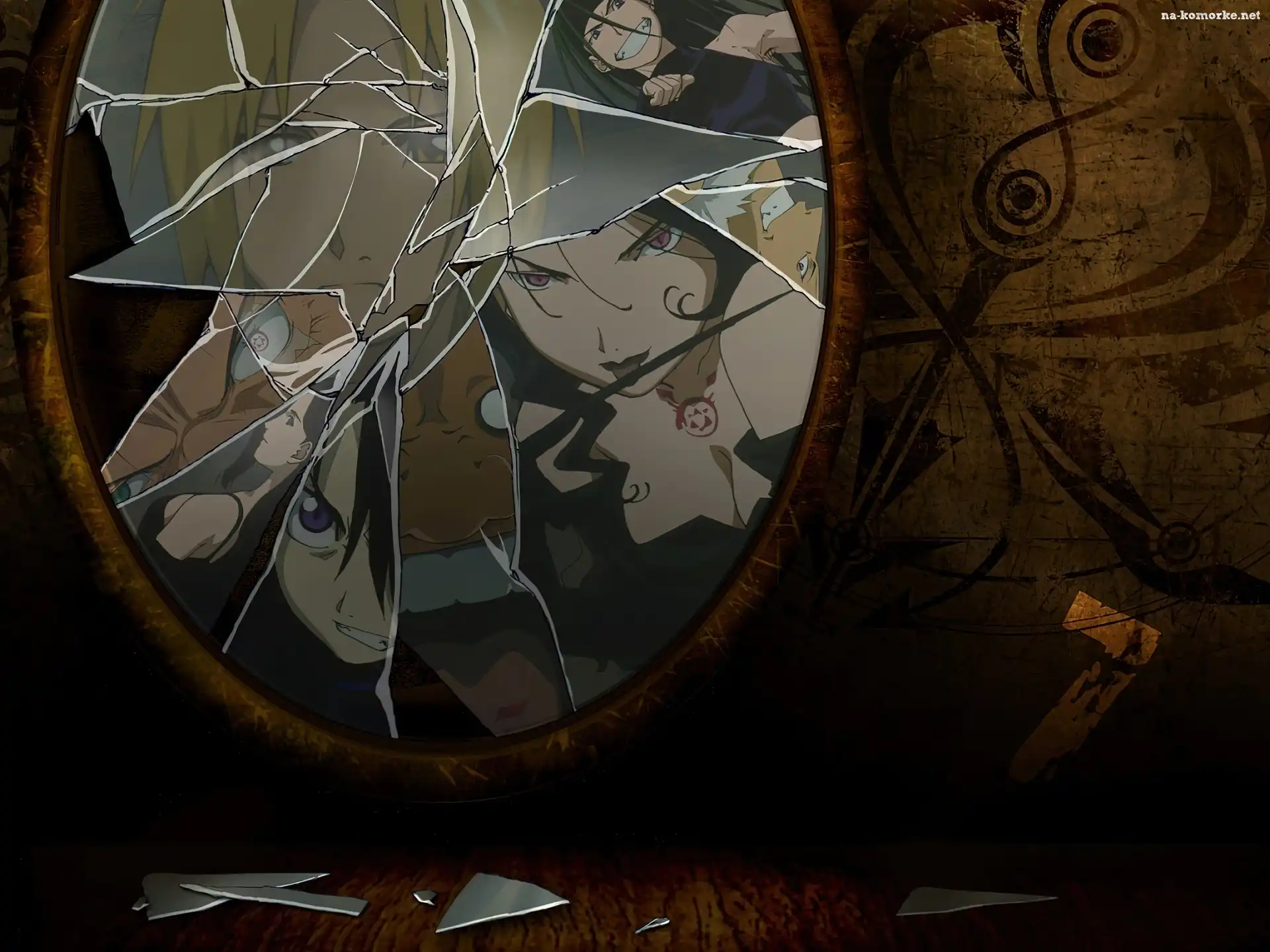 Full Metal Alchemist, pech, ludzie, lustro