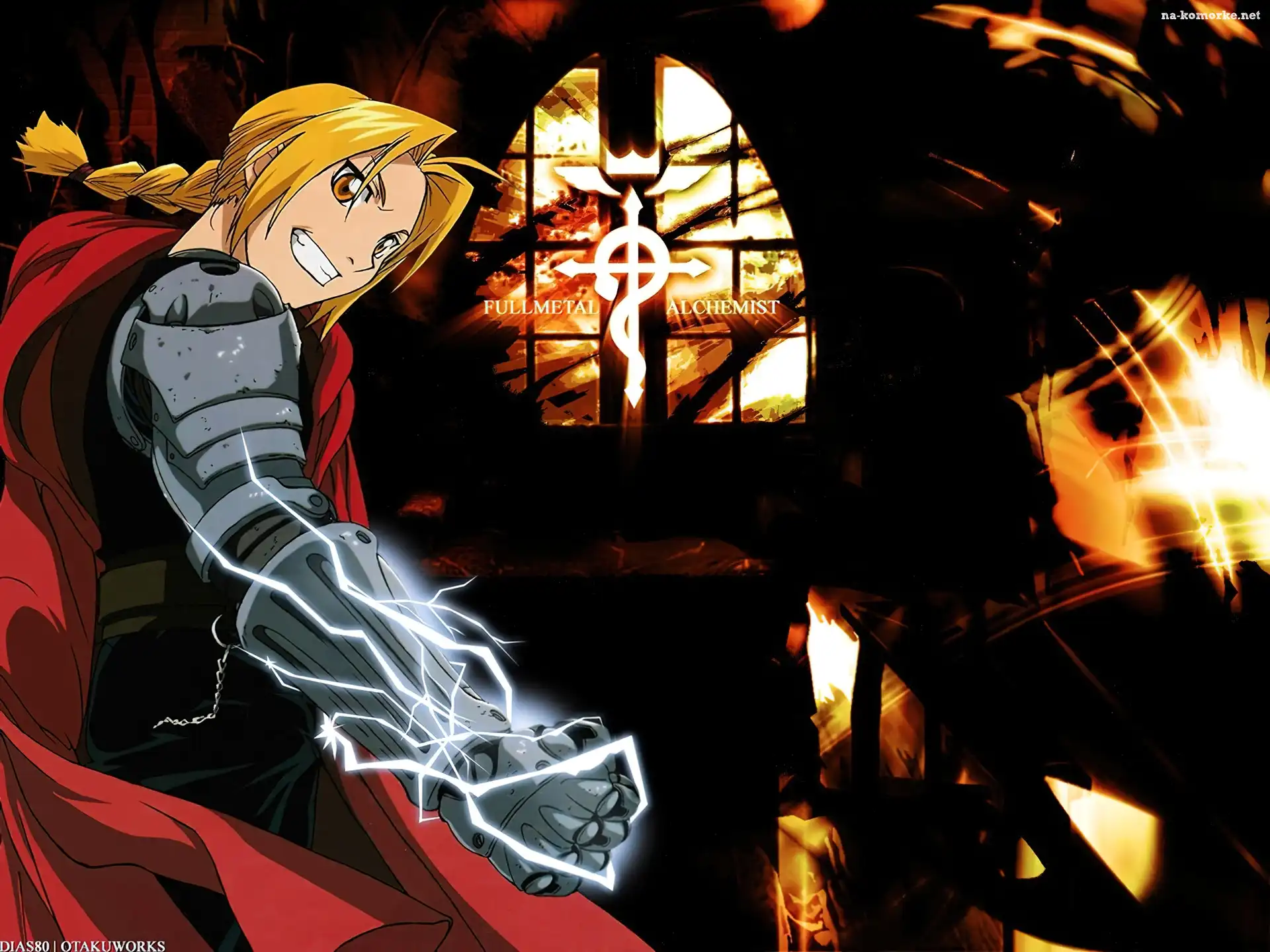 Full Metal Alchemist, zbroja, postać, ręka