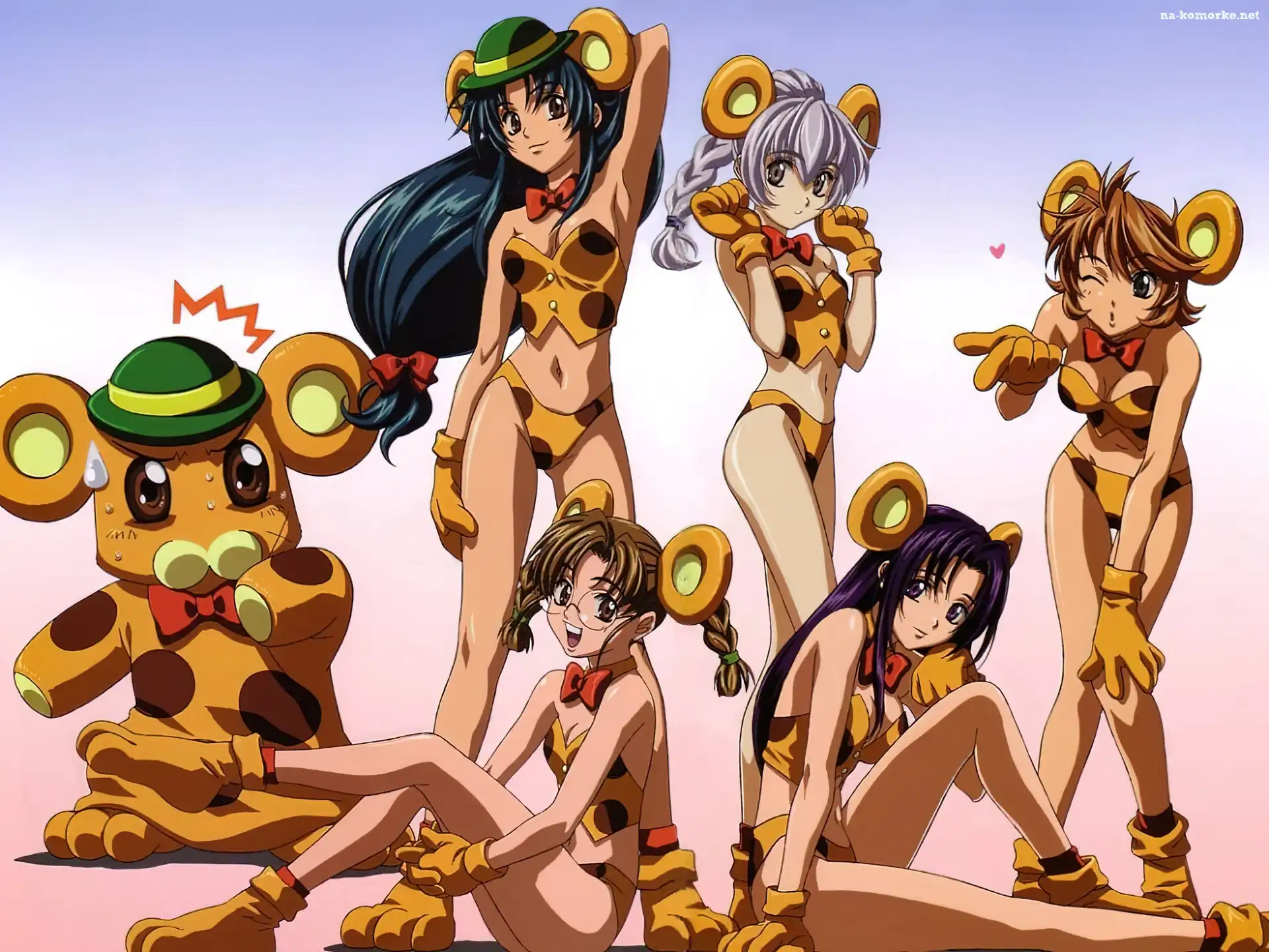 Full Metal Panic, panterka, ubrania, kobiety, zwiarzak