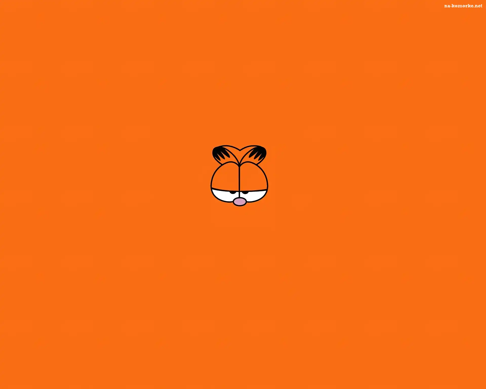 Garfield, Oczy