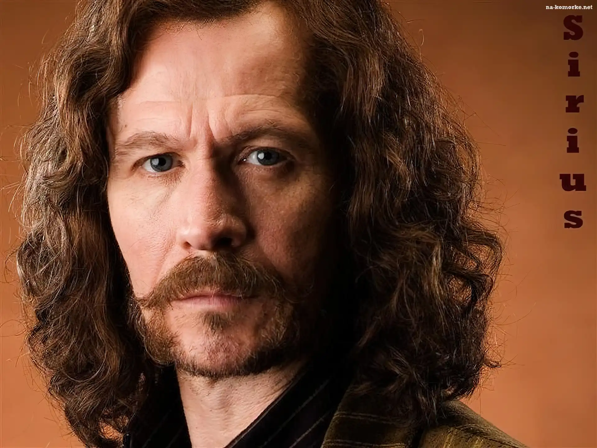 Gary Oldman, kręcone włosy, oczy