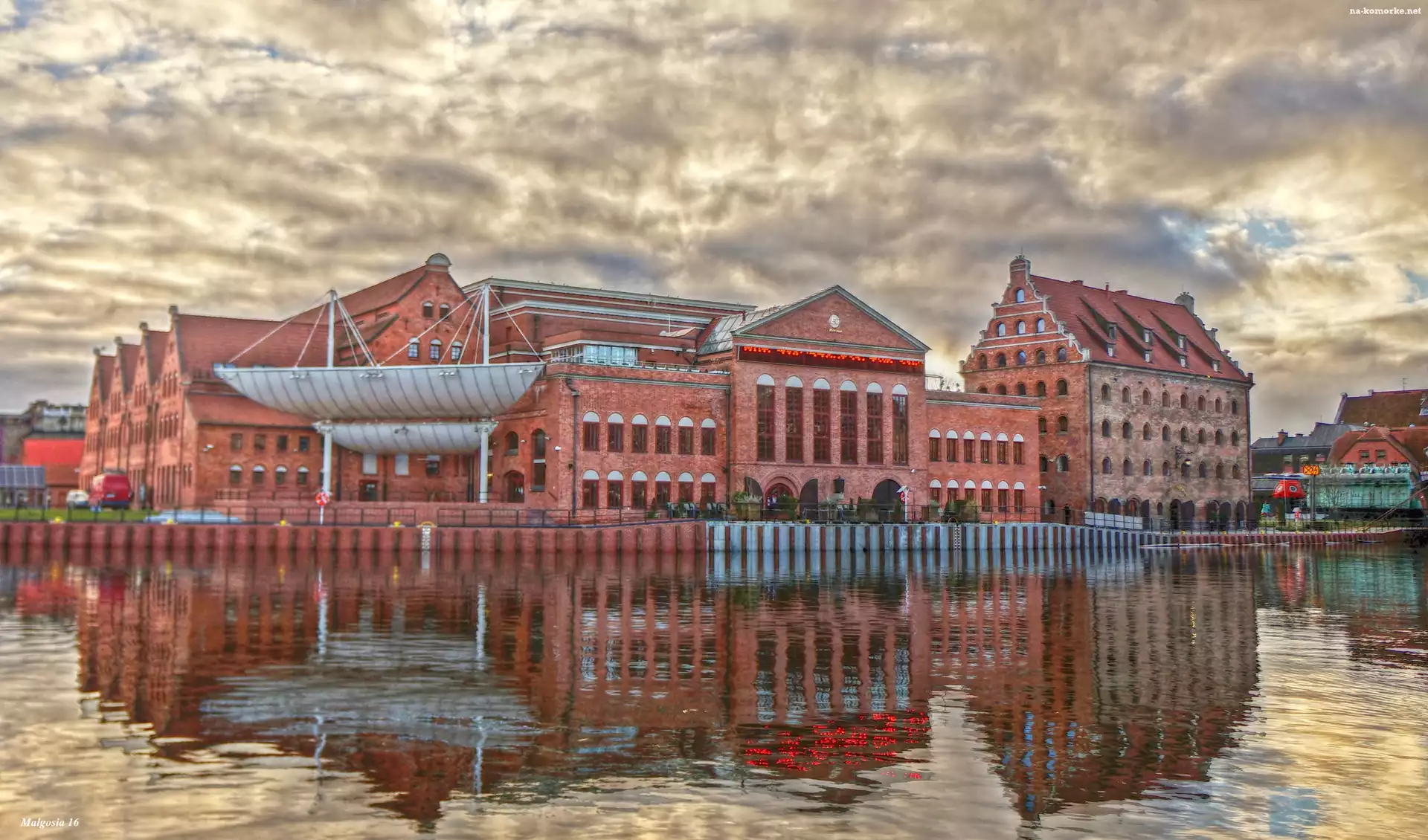 Gdańsk, Rzeka, Budynki, Zabytki