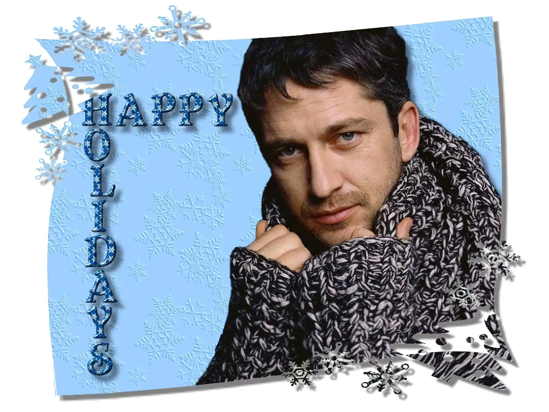 Gerard Butler, happy holidays