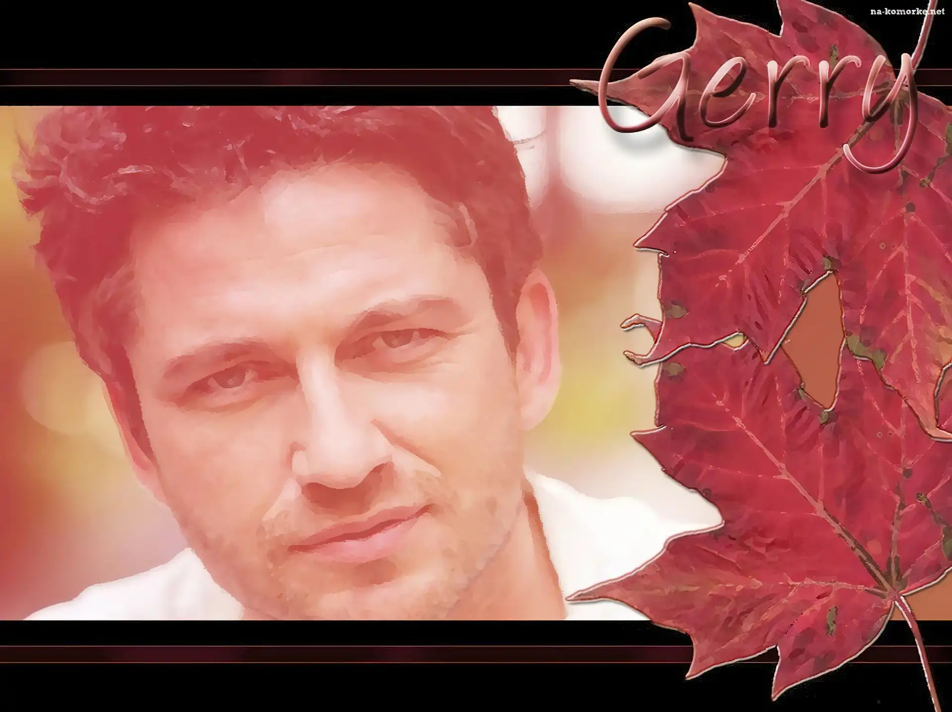 Gerard Butler, listki, twarz
