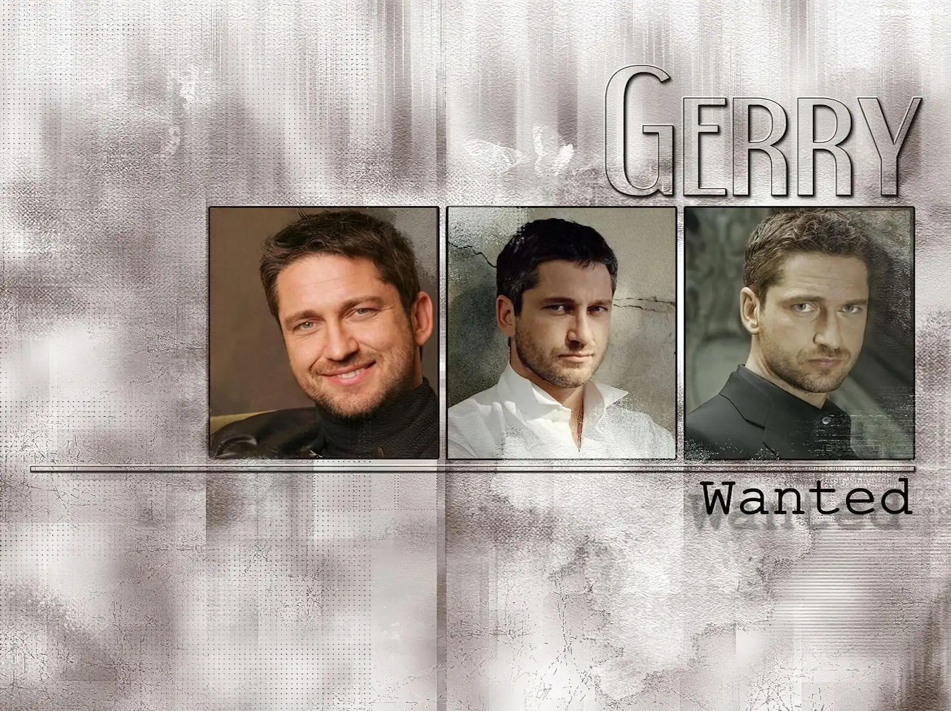 Gerard Butler, jasne włosy, niebieskie oczy