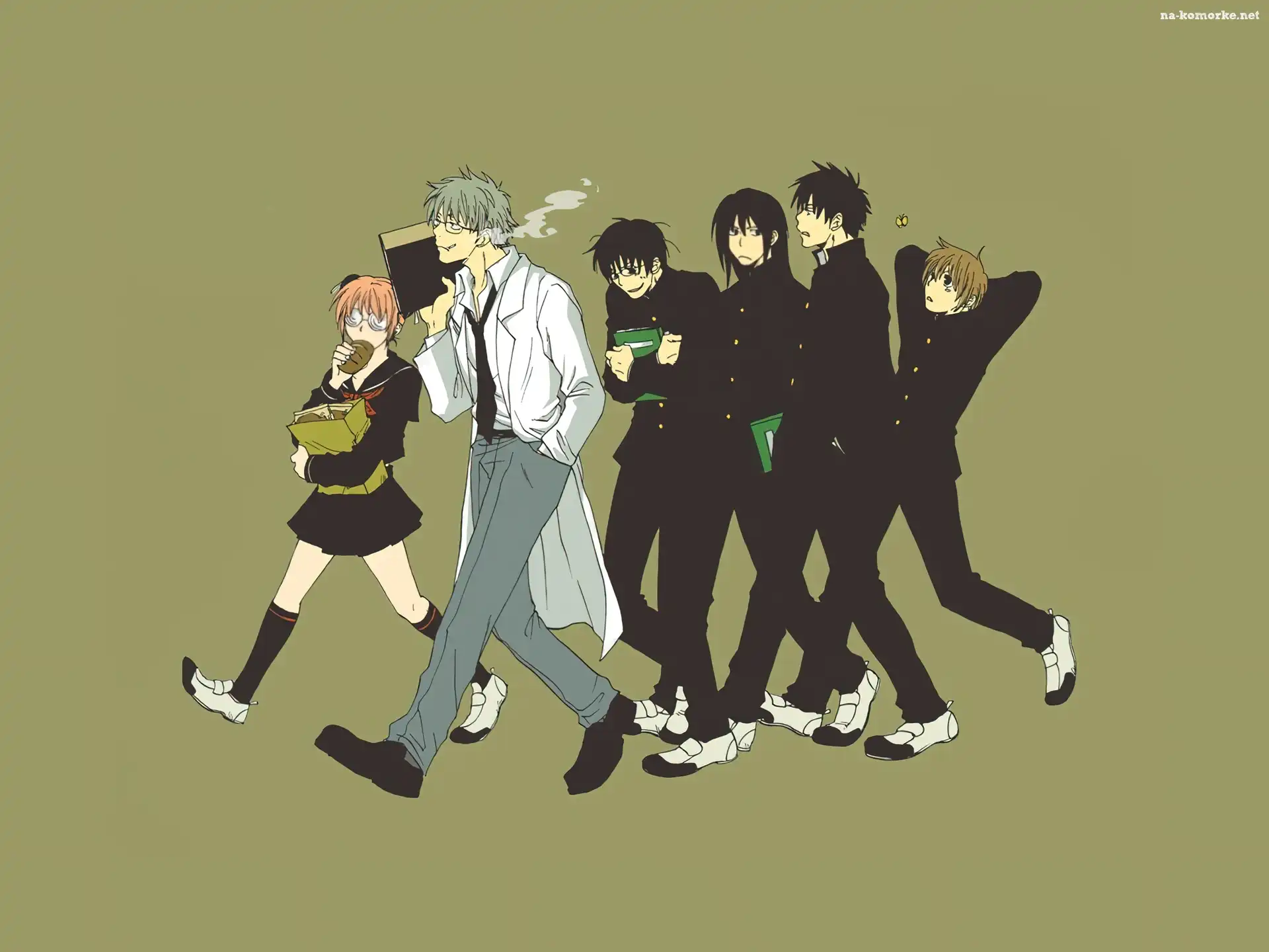 Gintama, Postacie, Czarny, Ubiór