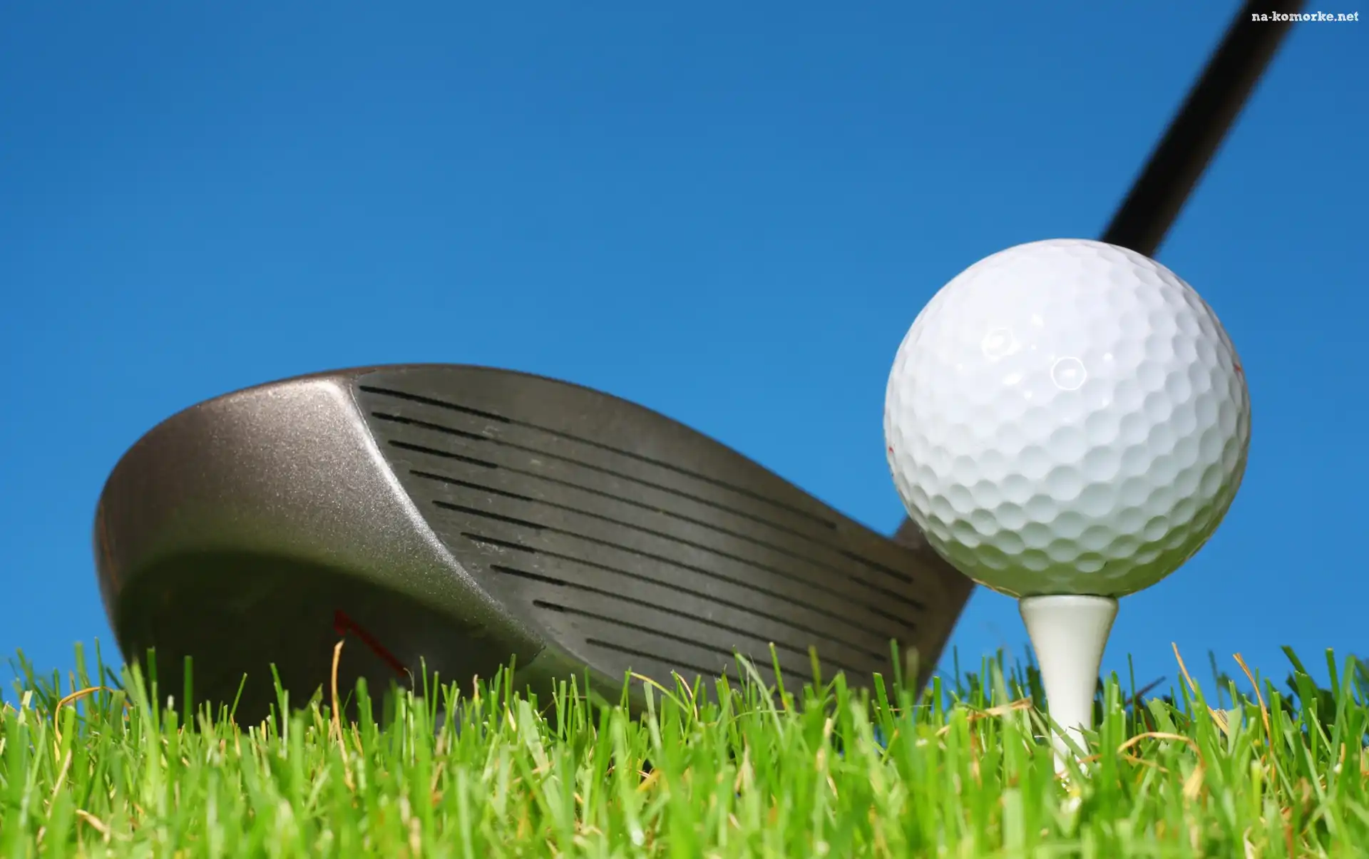 Golf, Trawa, Kij, Piłka