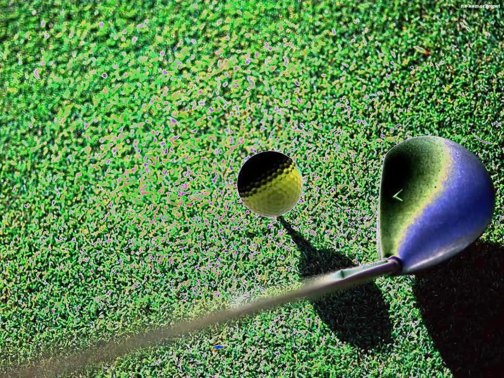 Sportowe Golf, piłka do golfa , kij golfowy