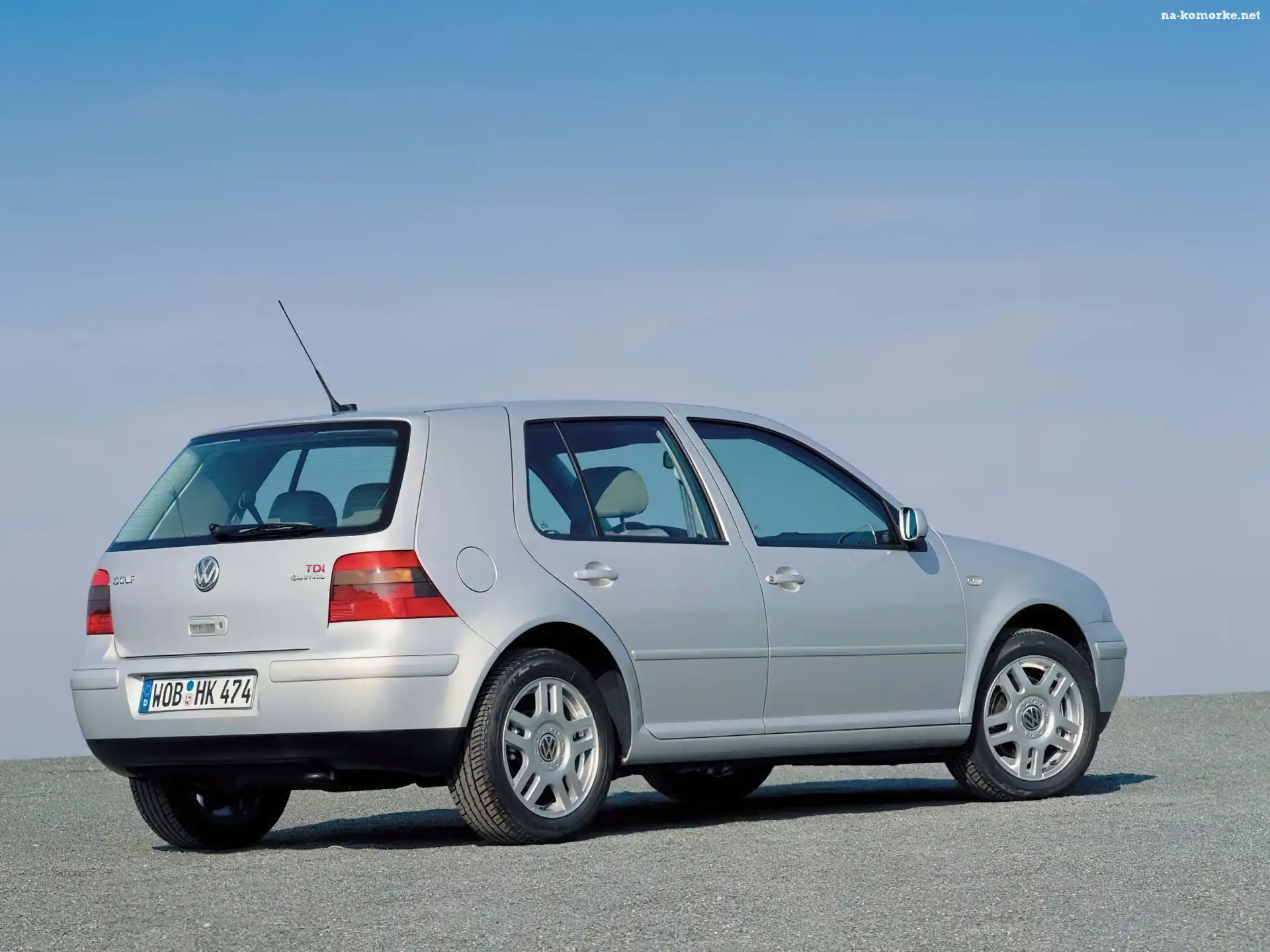 Golf 4, TDI, Srebrny
