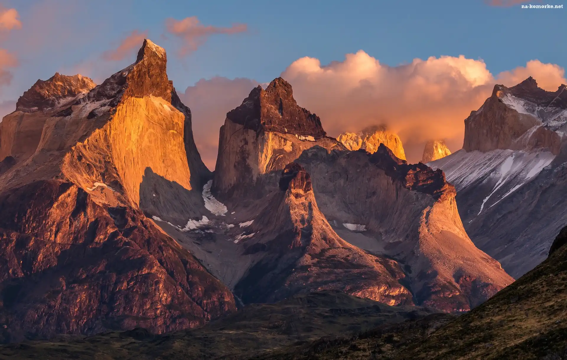 Chile, Park Narodowy Torres del Paine, Patagonia, Góry