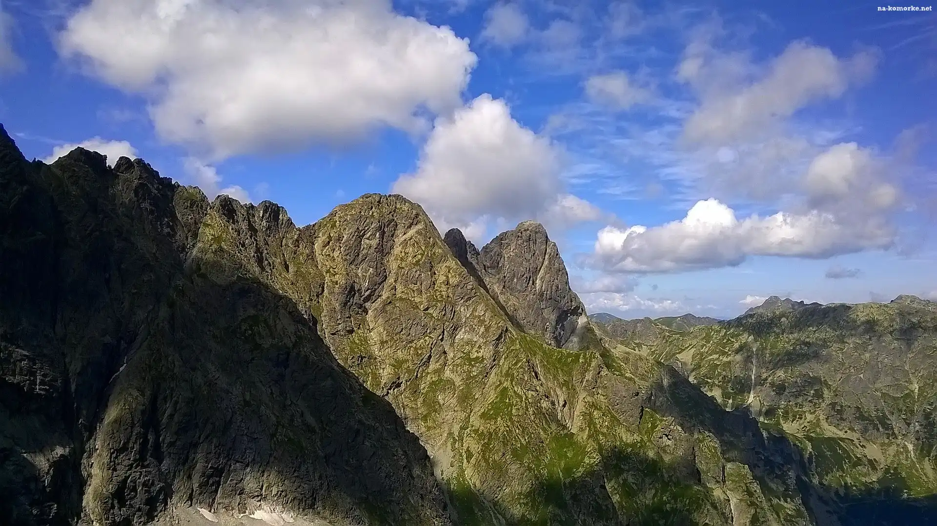 Góry, Tatry, Chmury, Niebo