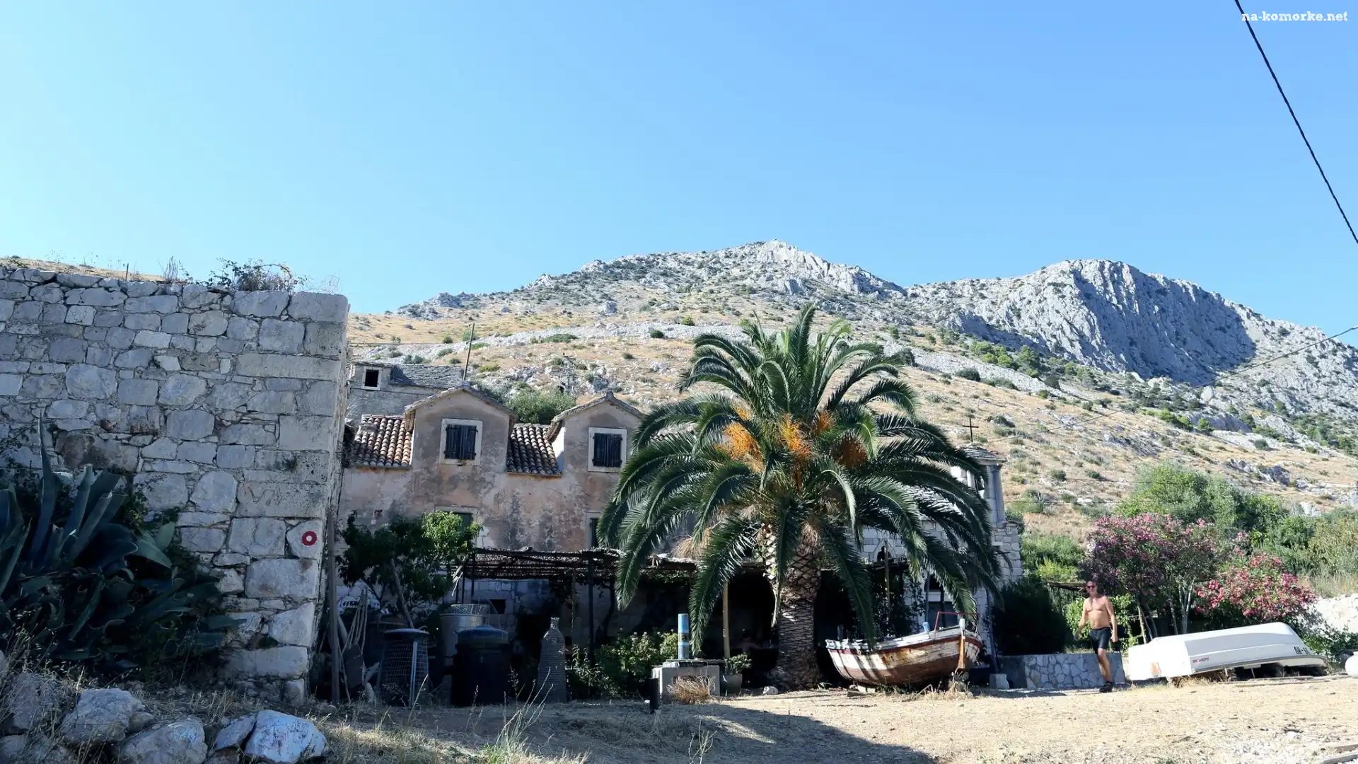 Góry, Chorwacja, Dom, Palma