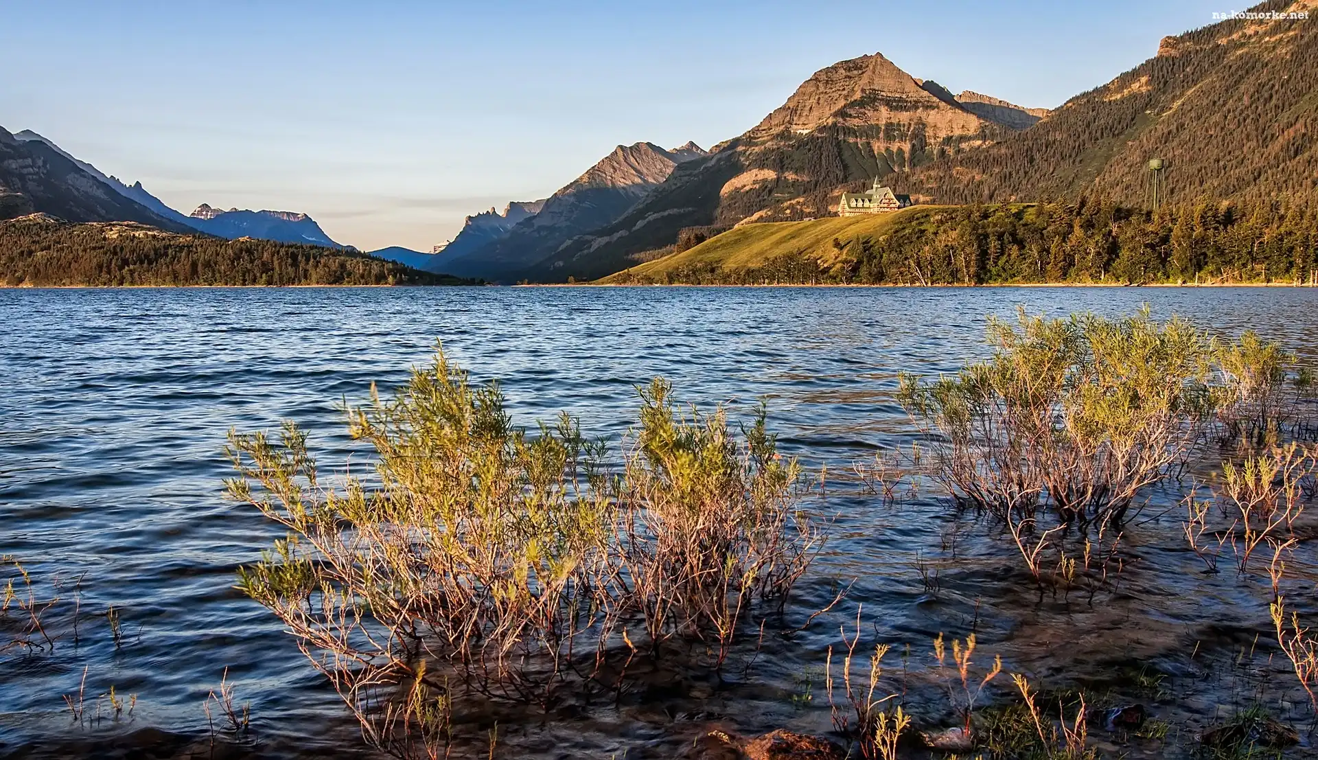 Kanada, Góry, Jezioro, Hotel Księcia Walii, Waterton