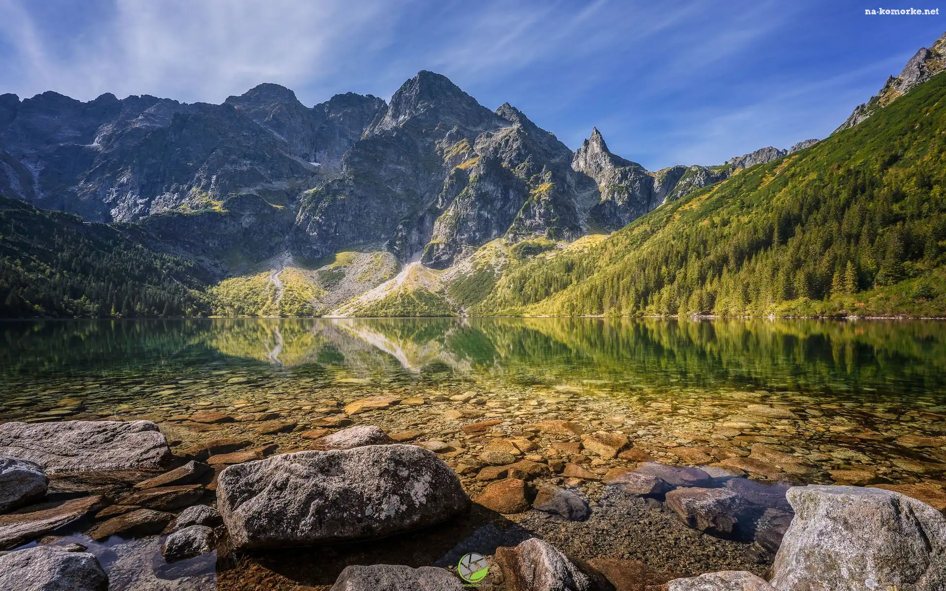 Morskie Oko, Lasy, Polska, Kamienie, Tatry, Jezioro, Góry