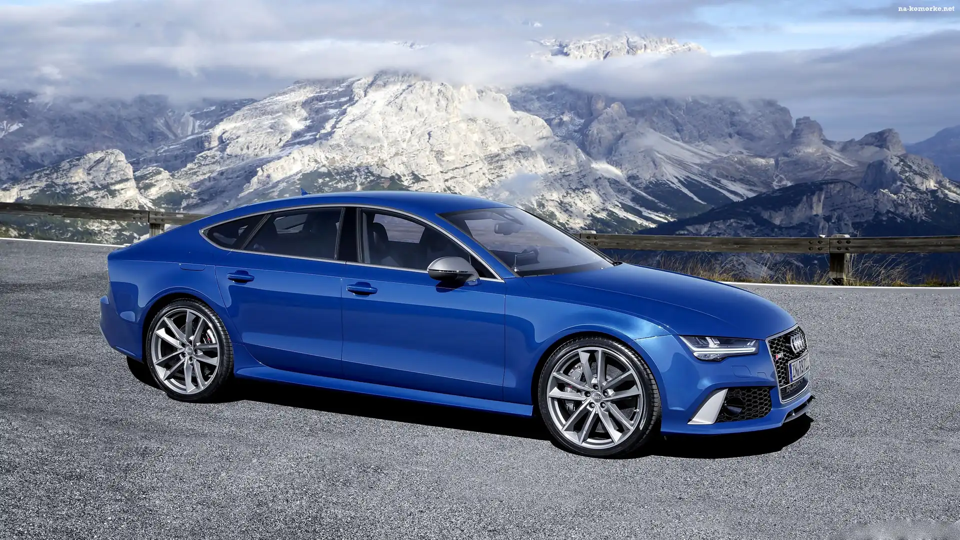 Góry, Niebieskie, Audi, RS7, Droga