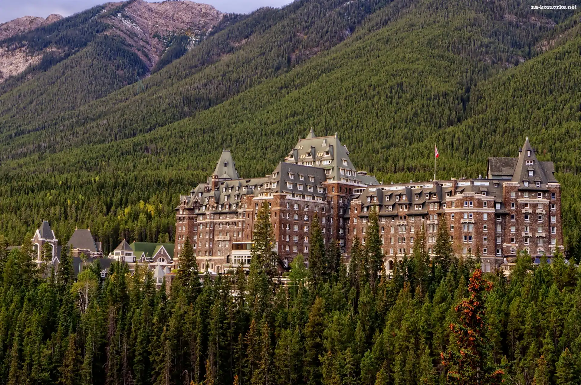 Góry, Świerki, Fairmont Banff Springs, Hotel