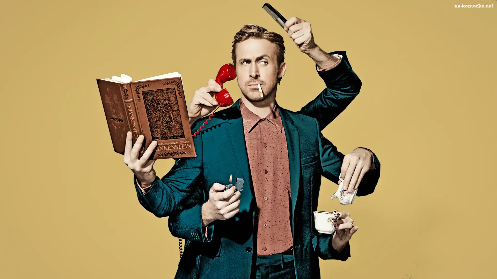 Mężczyzna, Ryan Gosling, Samowystarczalny, Aktor