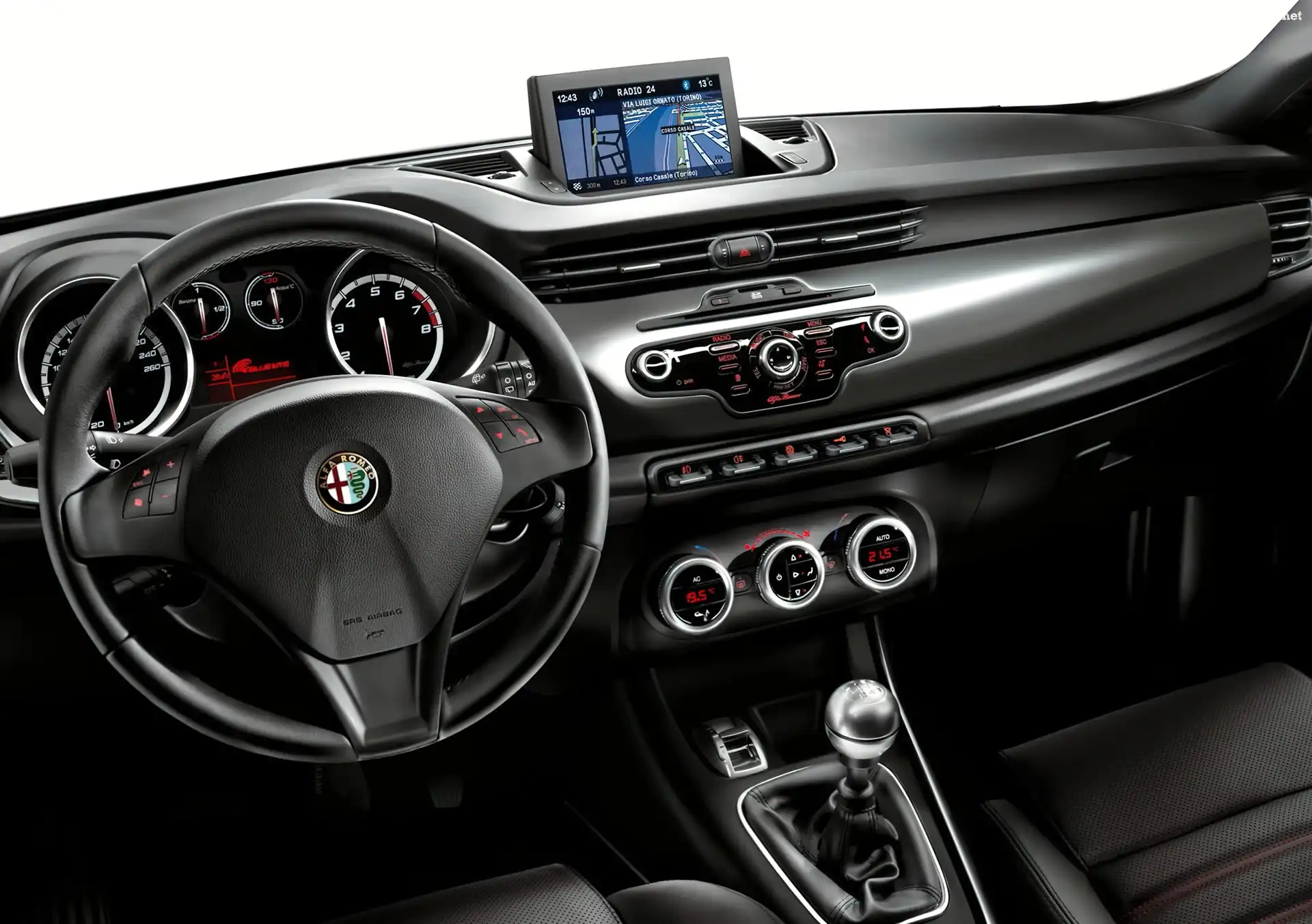 Gps, Alfa Romeo, Giulietta, Wnętrze, Kierownica