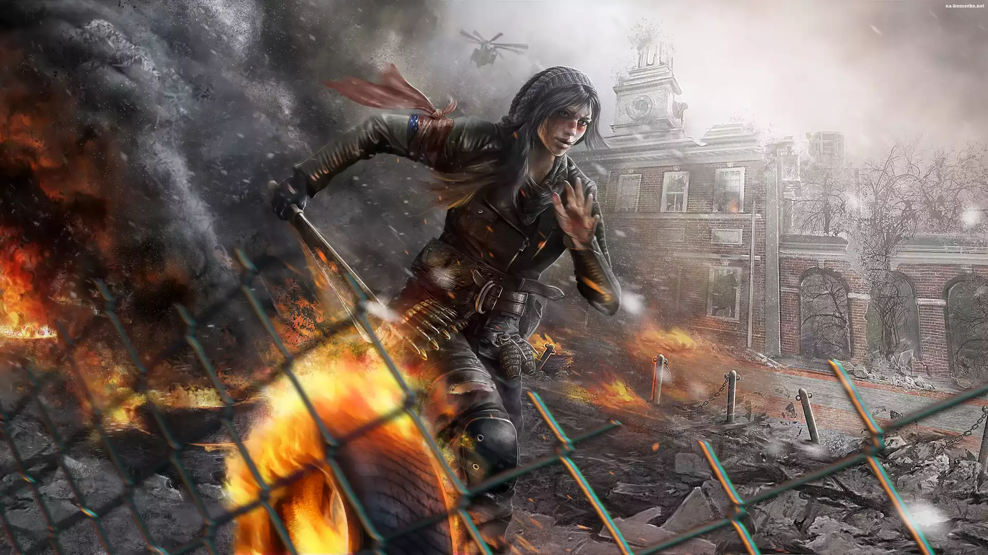 Dziewczyna, Gra, Homefront The Revolution, Wojna, Ucieczka