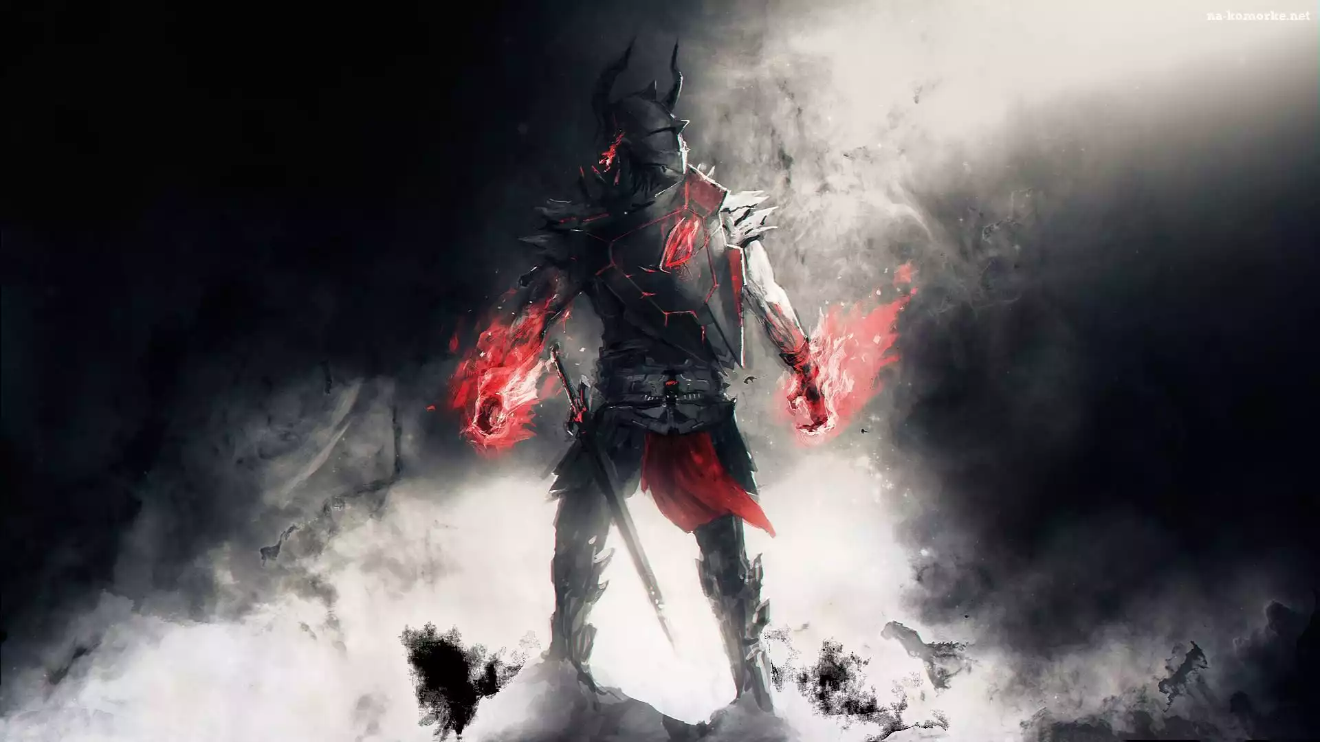 Płomienie, Gra, Lords of the Fallen, Wojownik, Rycerz