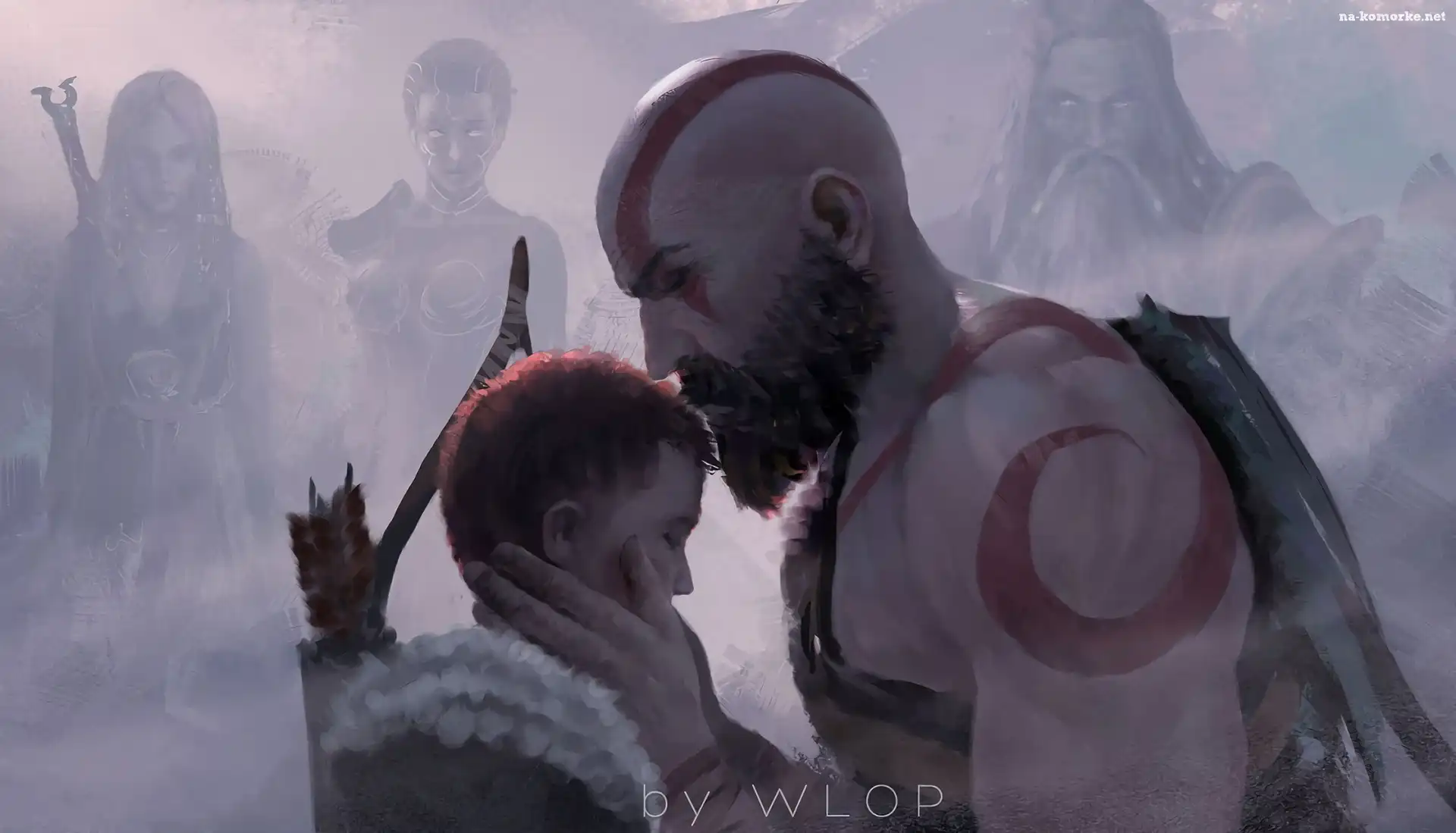 Syn, Gra, God of War, Kratos, Atreus
