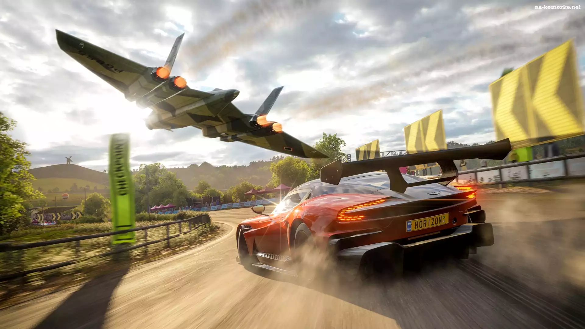 Ulica, Gra, Forza Horizon 4, Samochód, Samolot