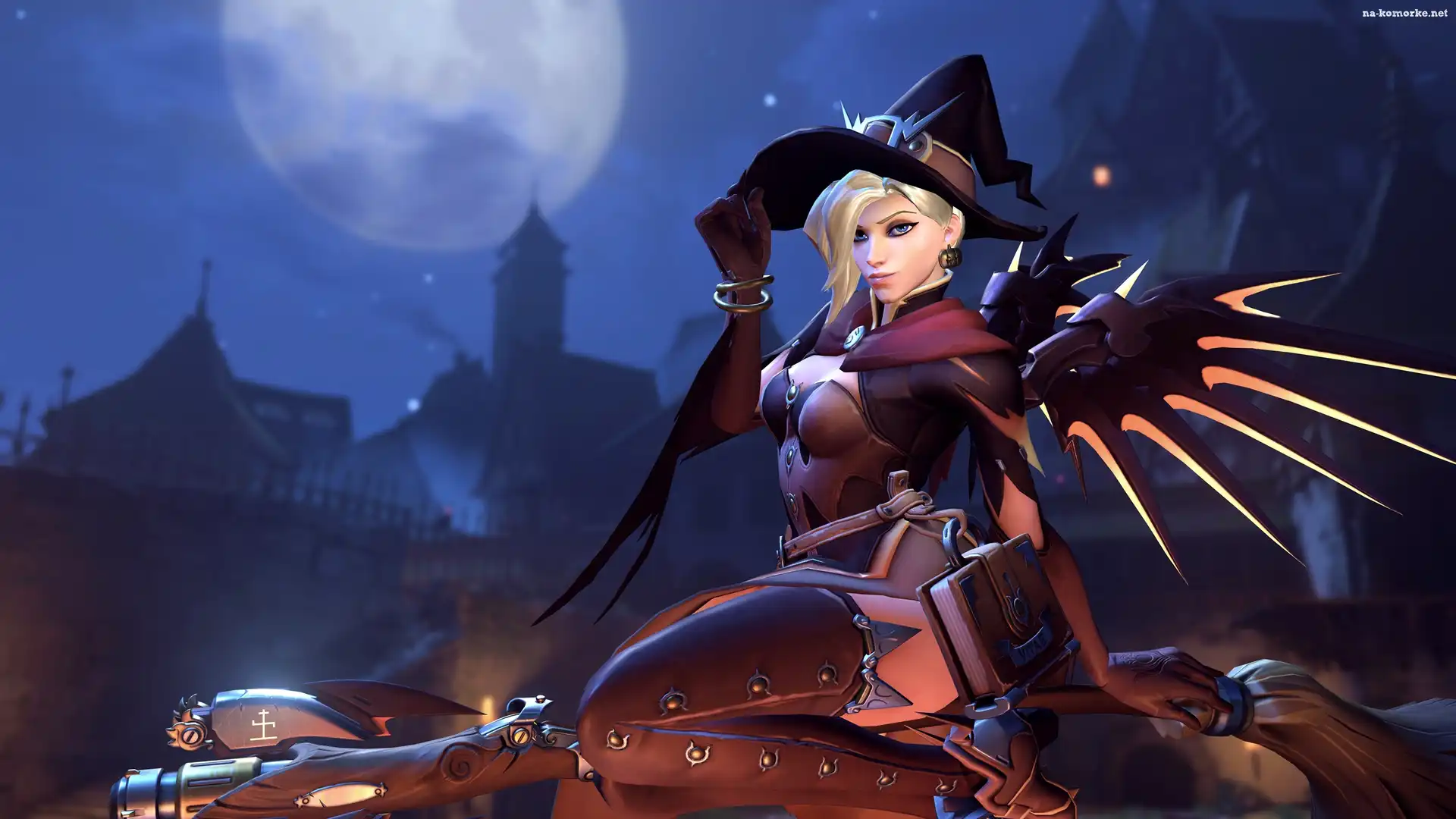 Halloween, Gra, Overwatch, Mercy - Dr Angela Ziegler, Uzdrowicielka