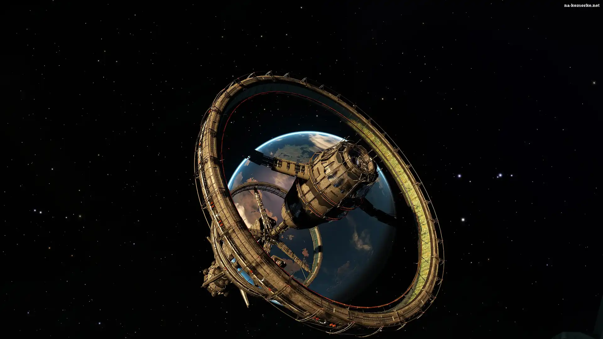 Kosmos, Gra, Elite: Dangerous, Stacja kosmiczna Orbis, Ziemia