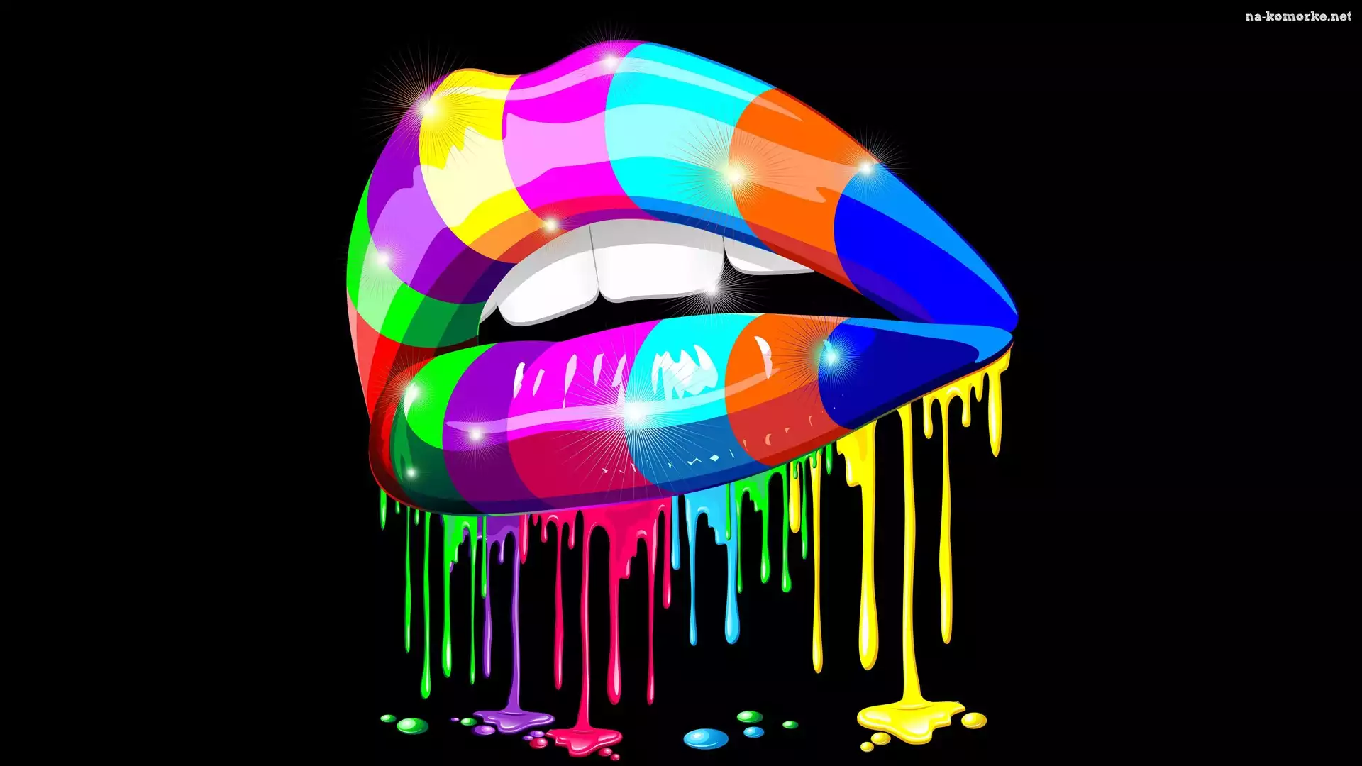 Grafika, Usta, 3D, Kolorowe