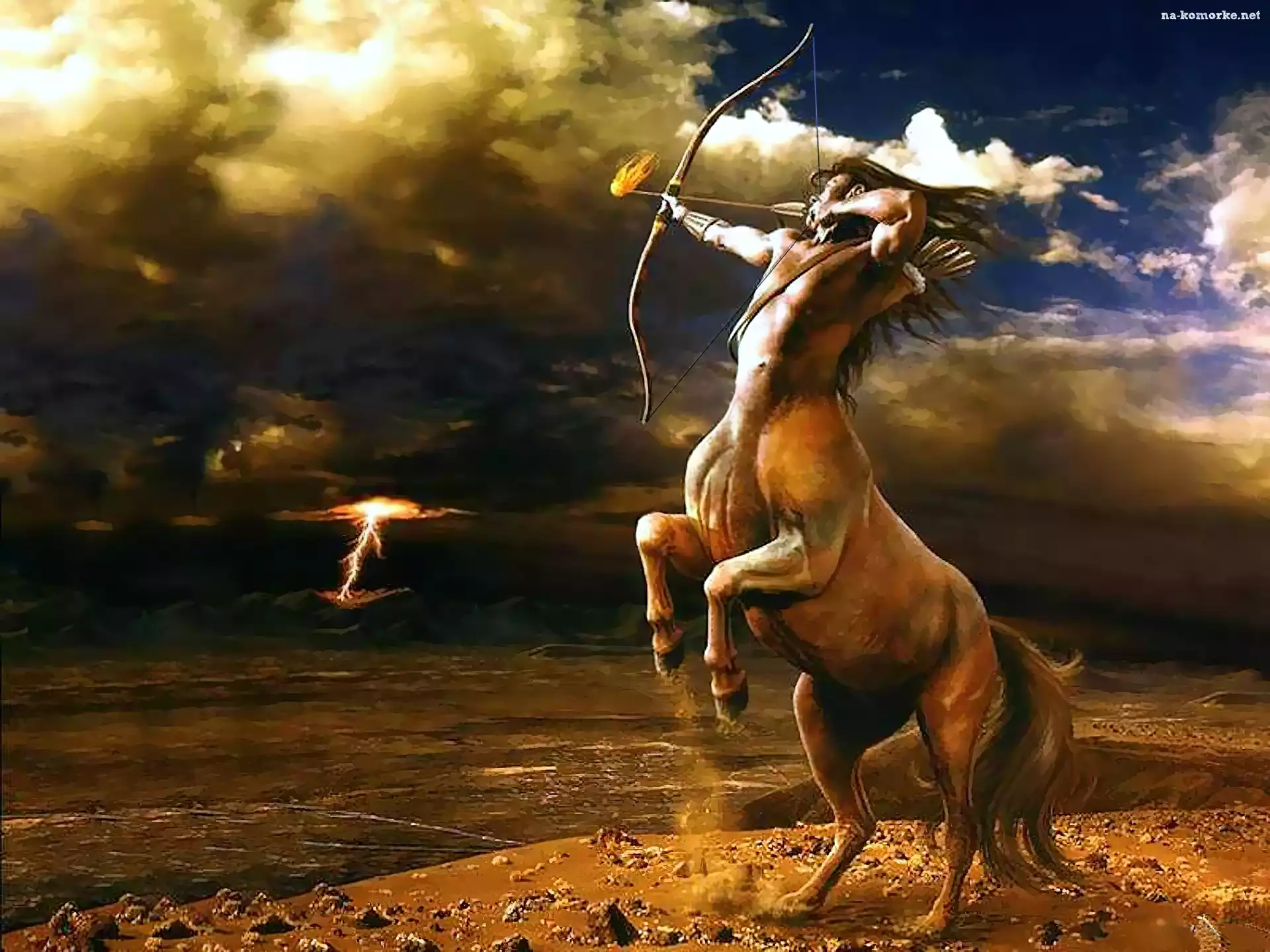 Grafika, Błyskawica, Centaur, Łuk