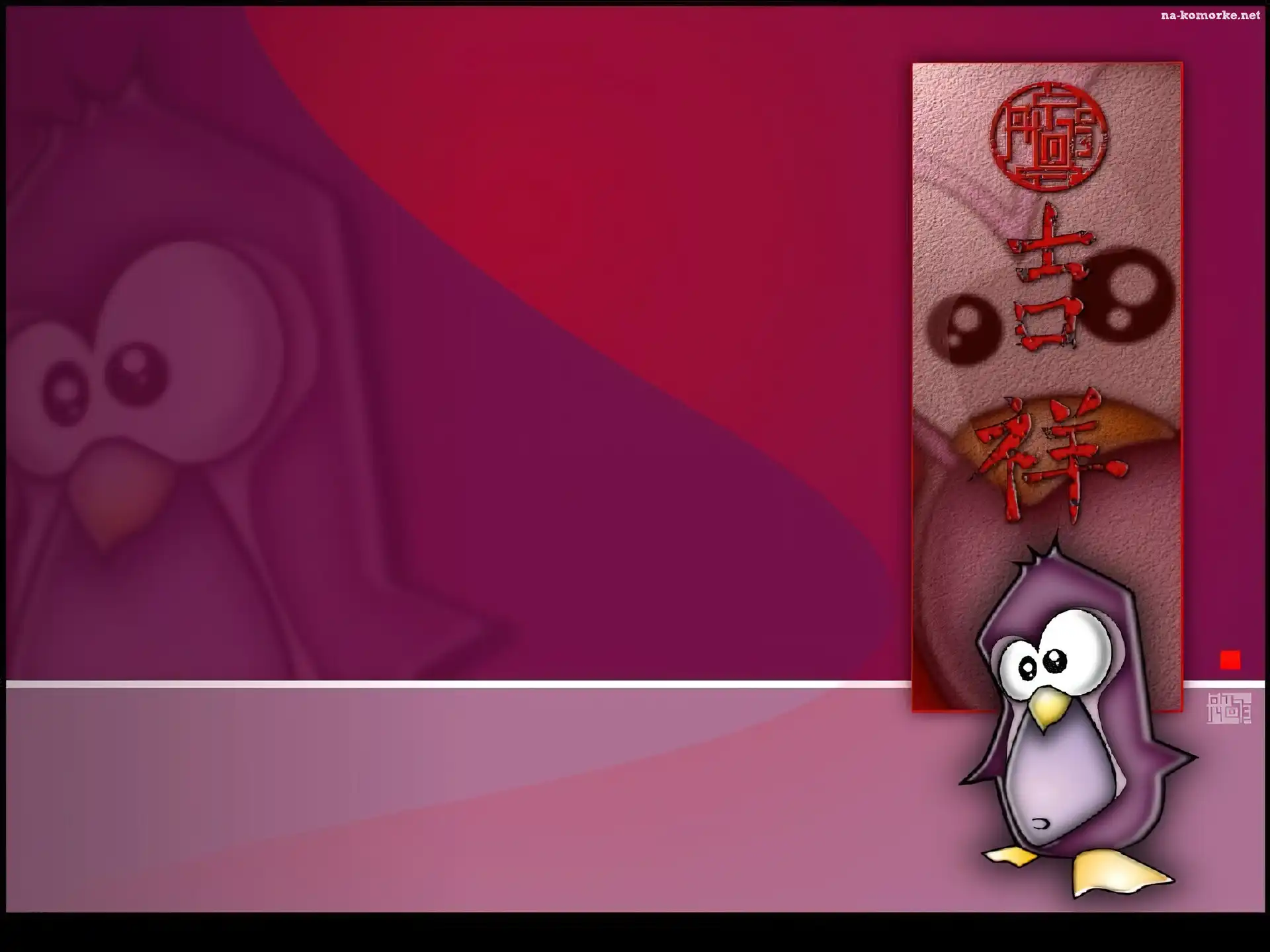 Linux, pingwin, grafika