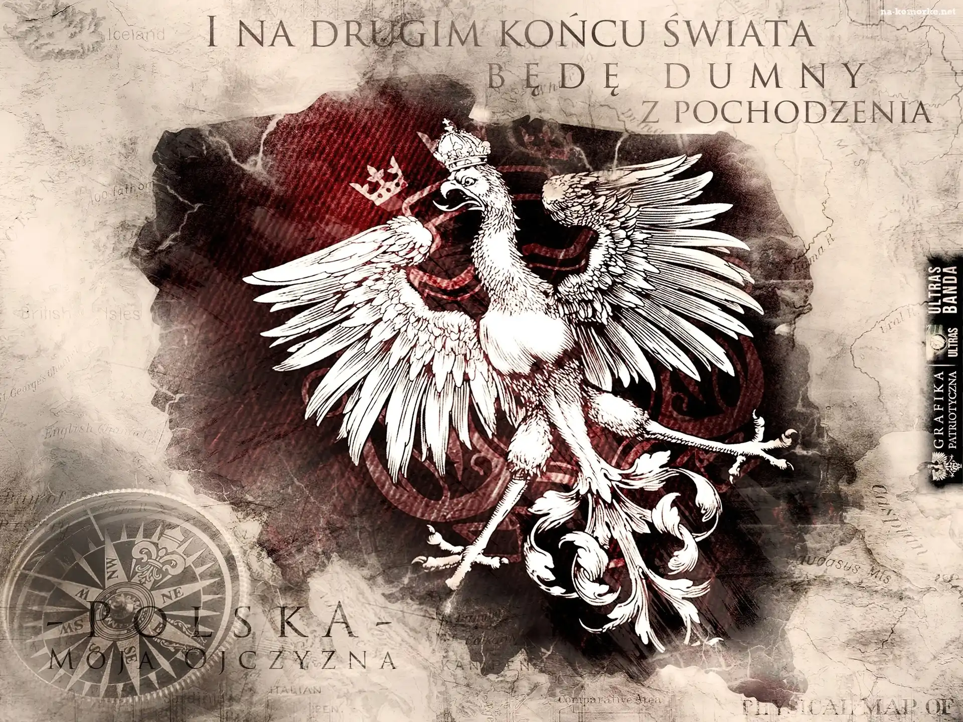 Grafika, Godło, Mapa, Polska