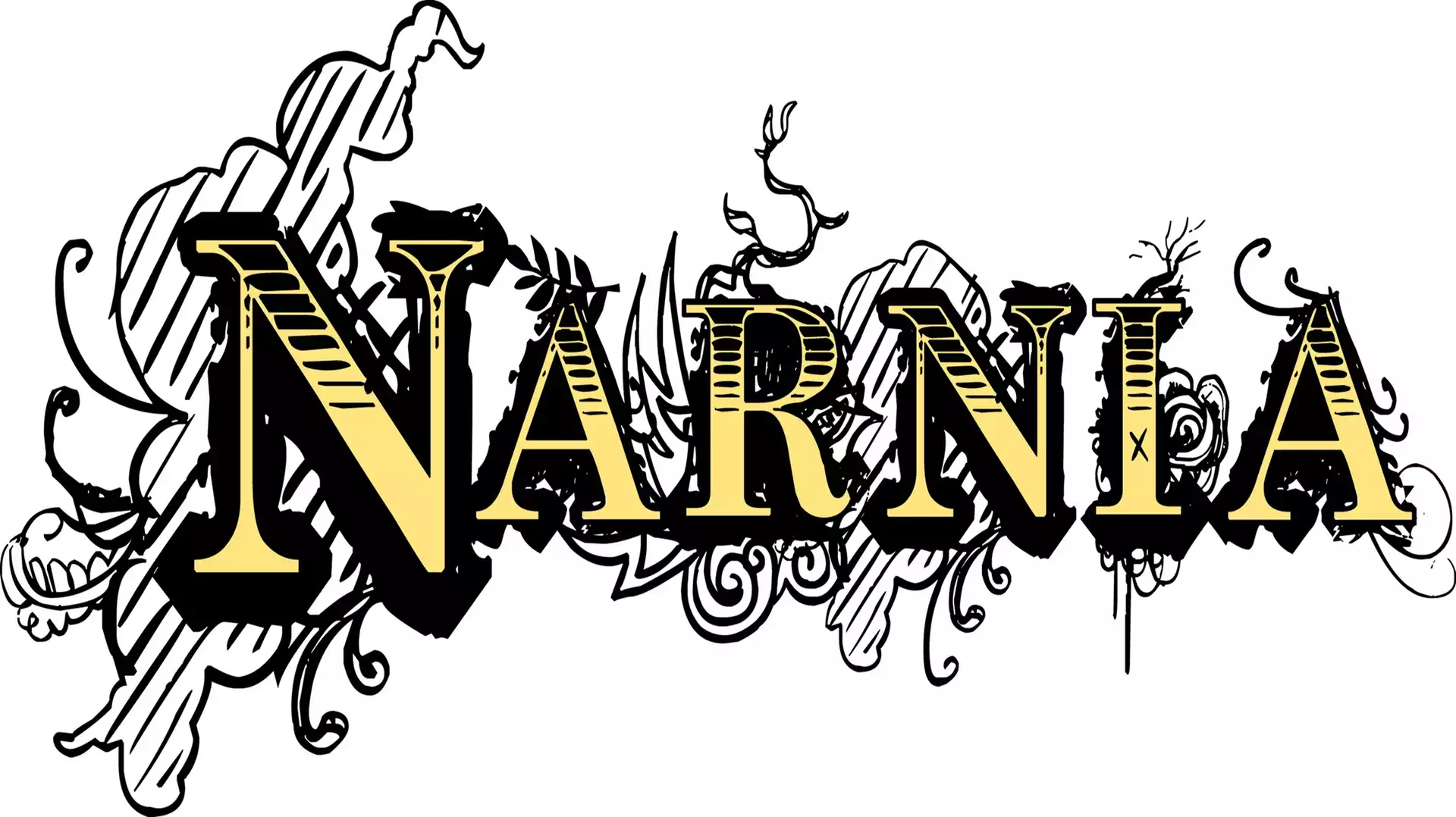 Grafika, Narnia, Napis, 2D