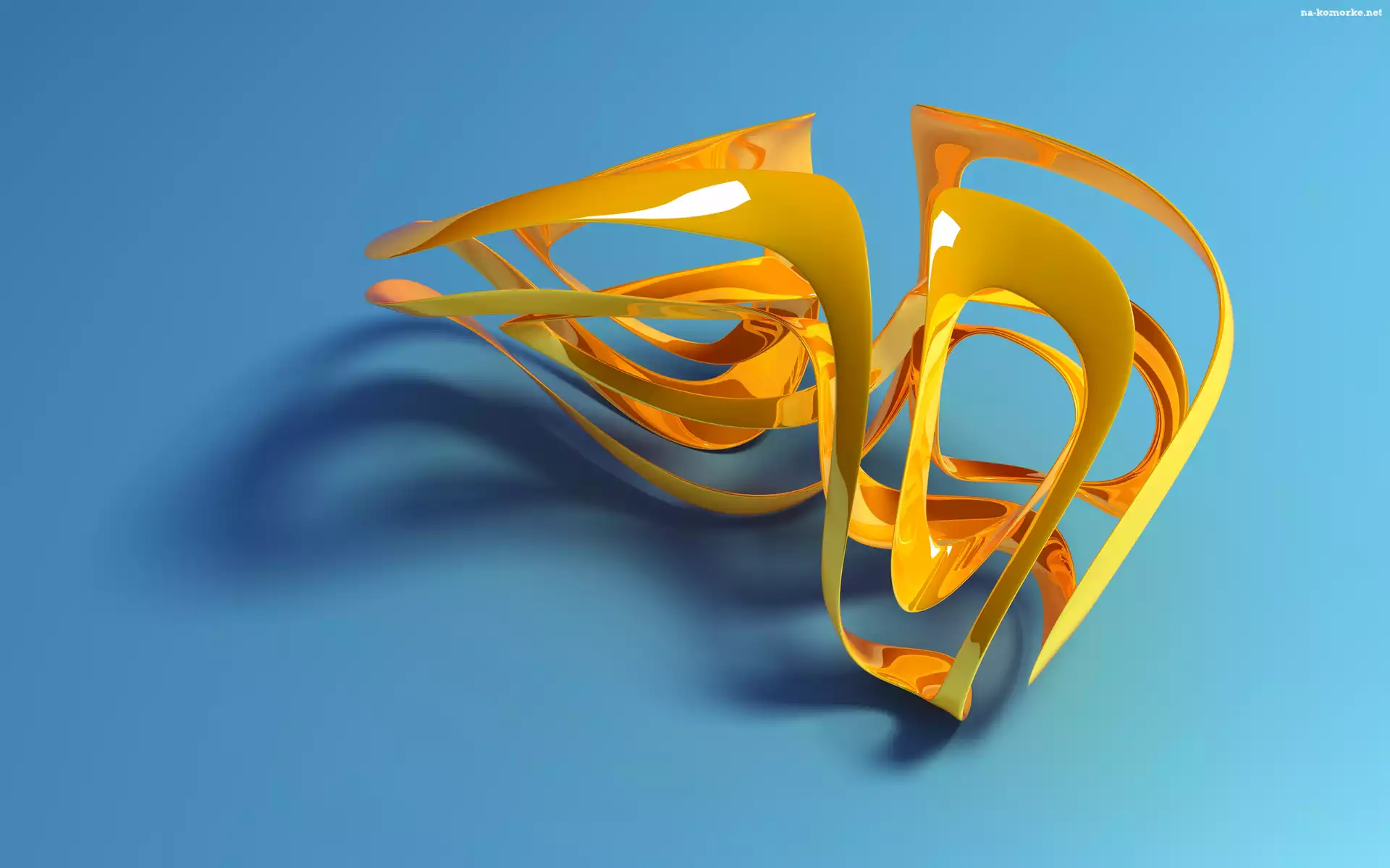 Grafika 3D, Żółty, Obiekt