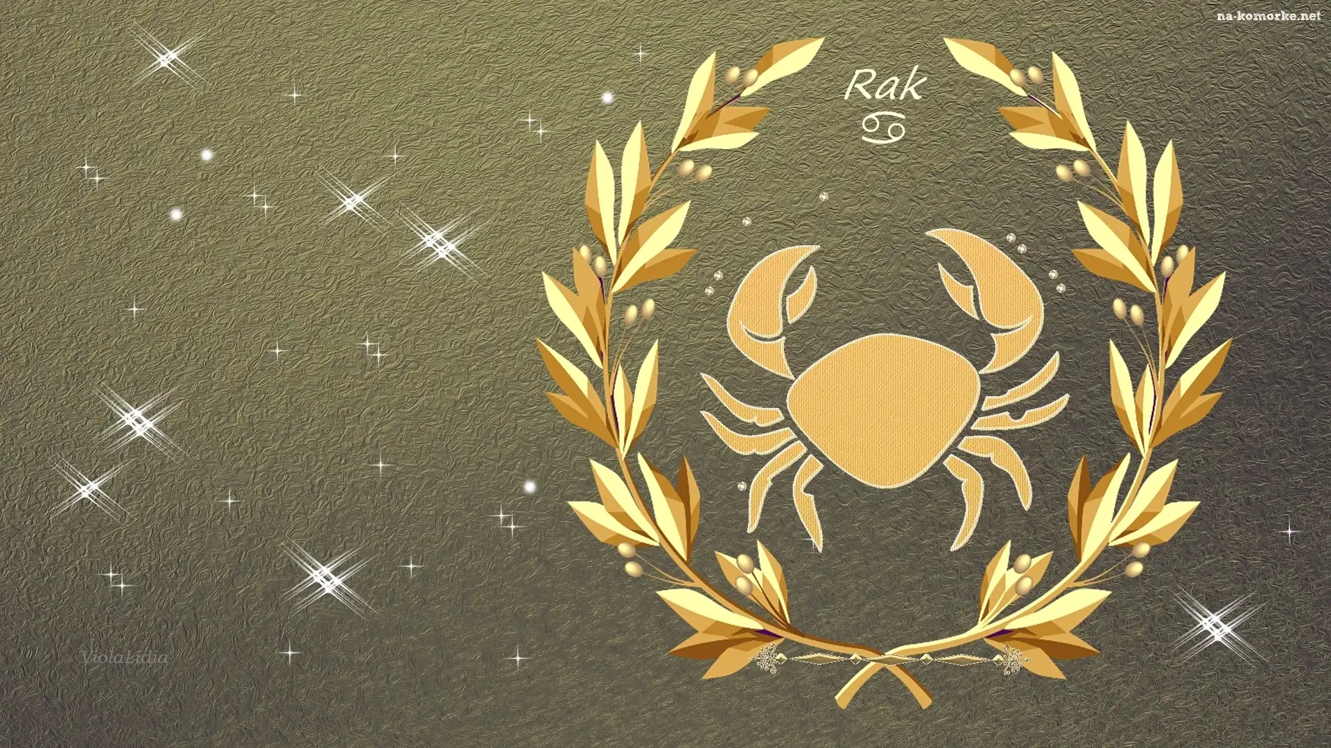 Grafika, Rak, Znak, Zodiak