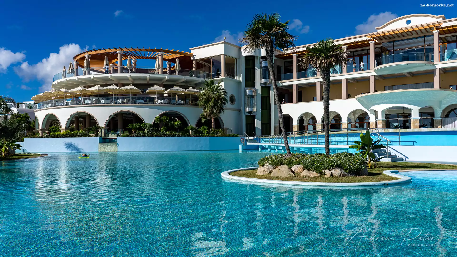 Lachania, Hotel, Palmy, Grecja, Basen, Atrium Prestige