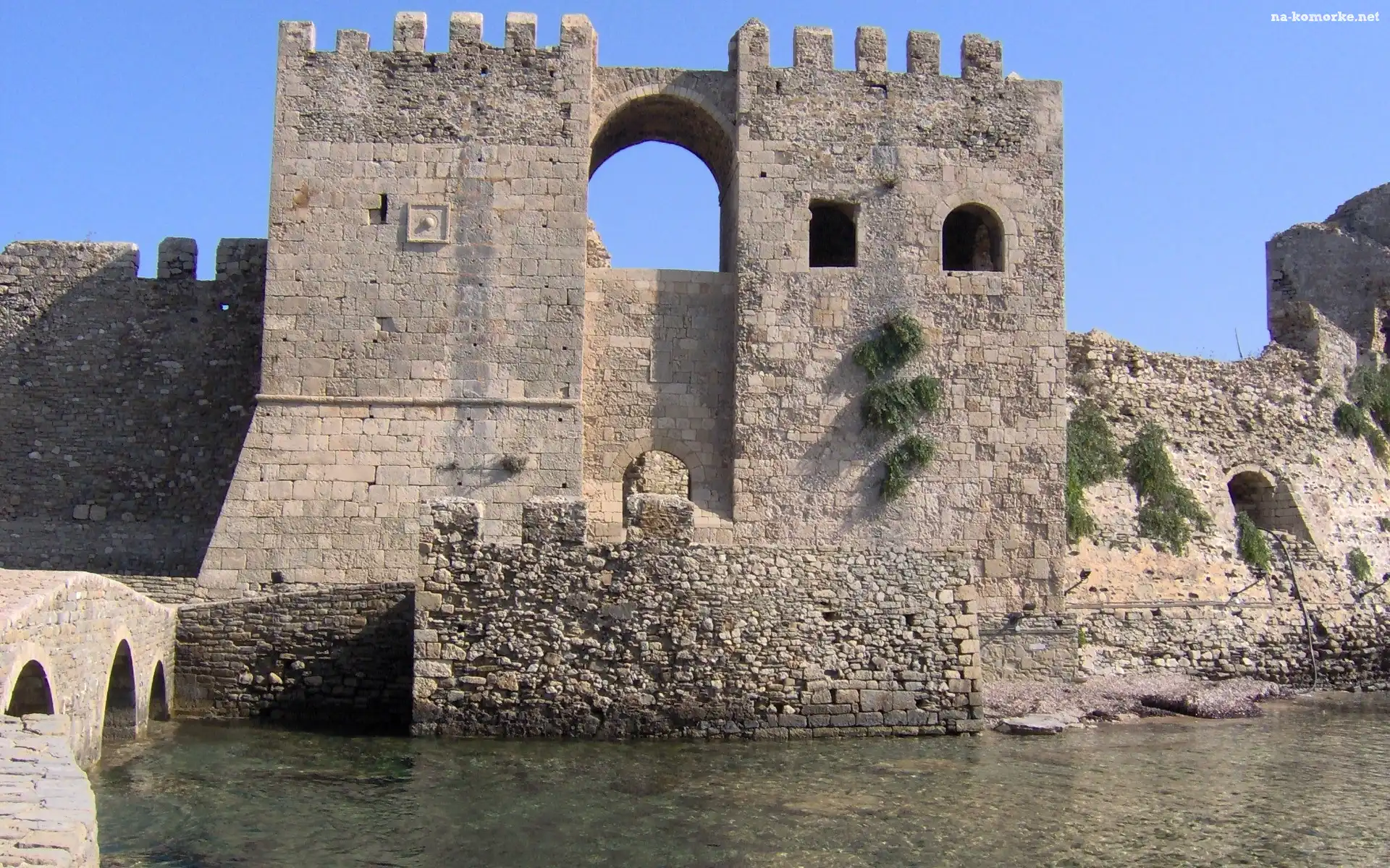 Grecja, Methoni, Ruiny, Zamku