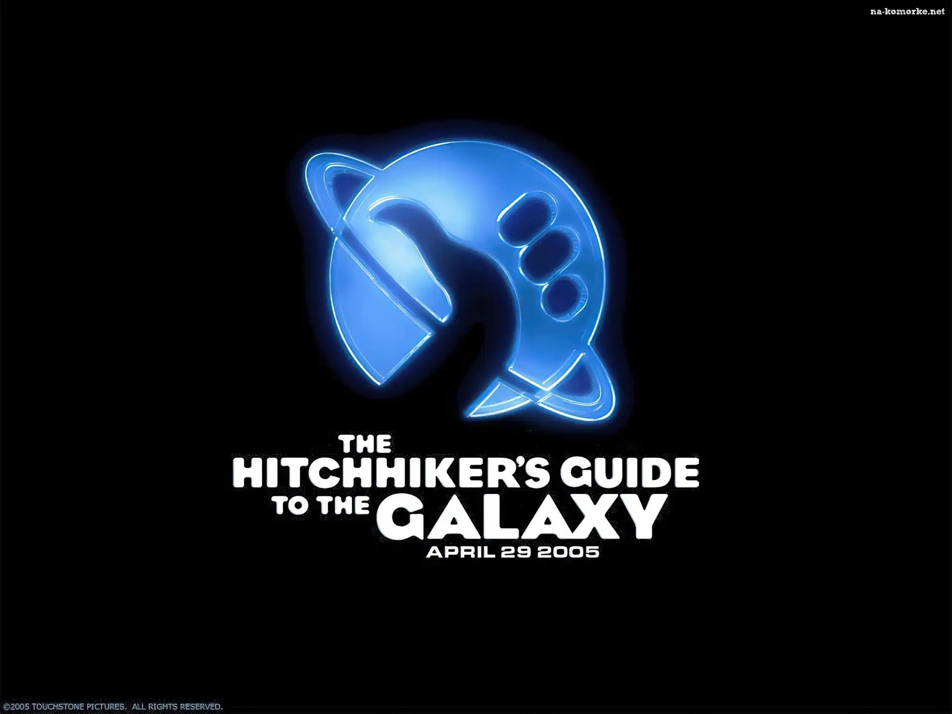 Hitchhikers Guide To The Galaxy, kciuk, napis