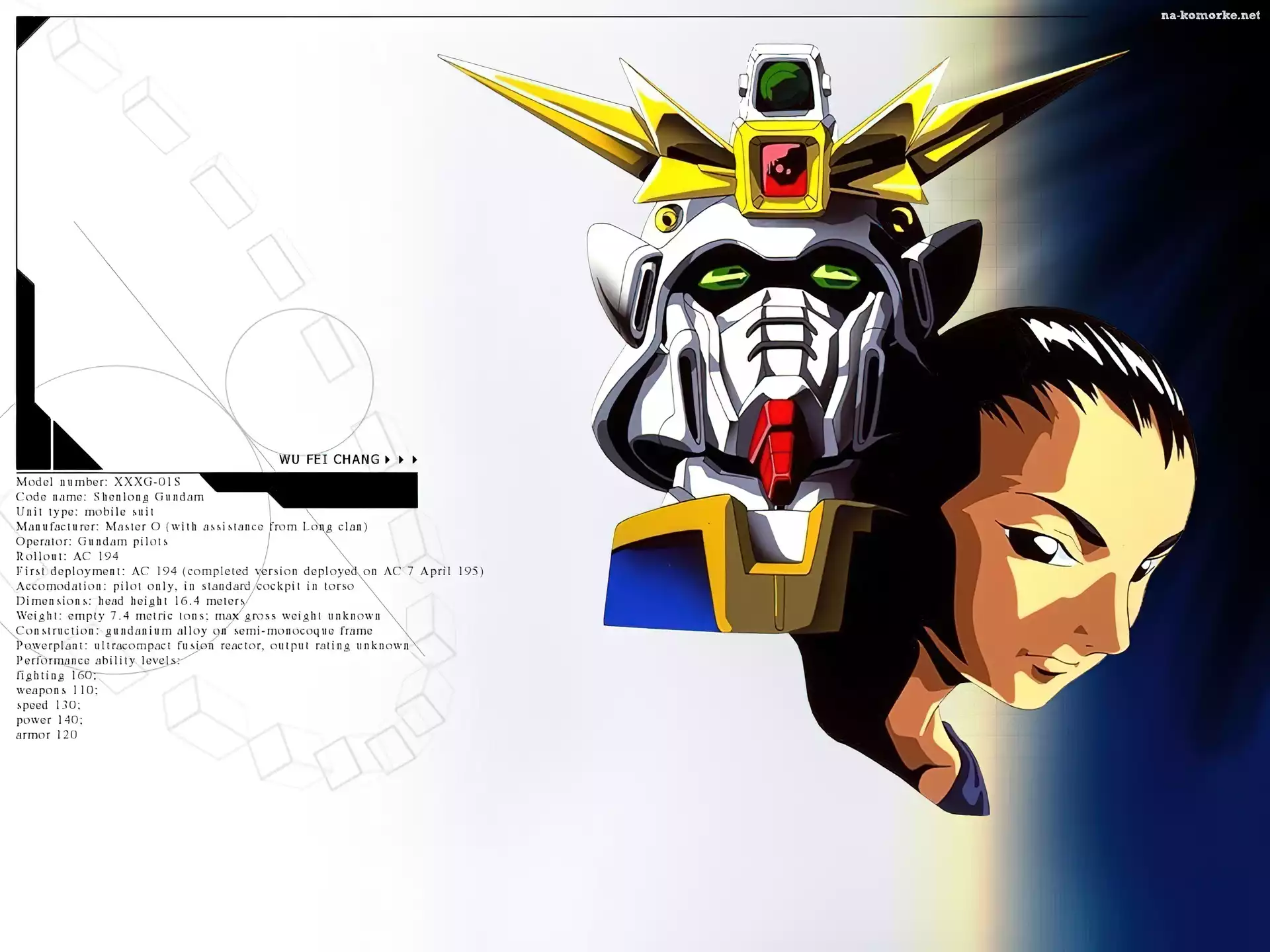Gundam Wing, maska, twarz