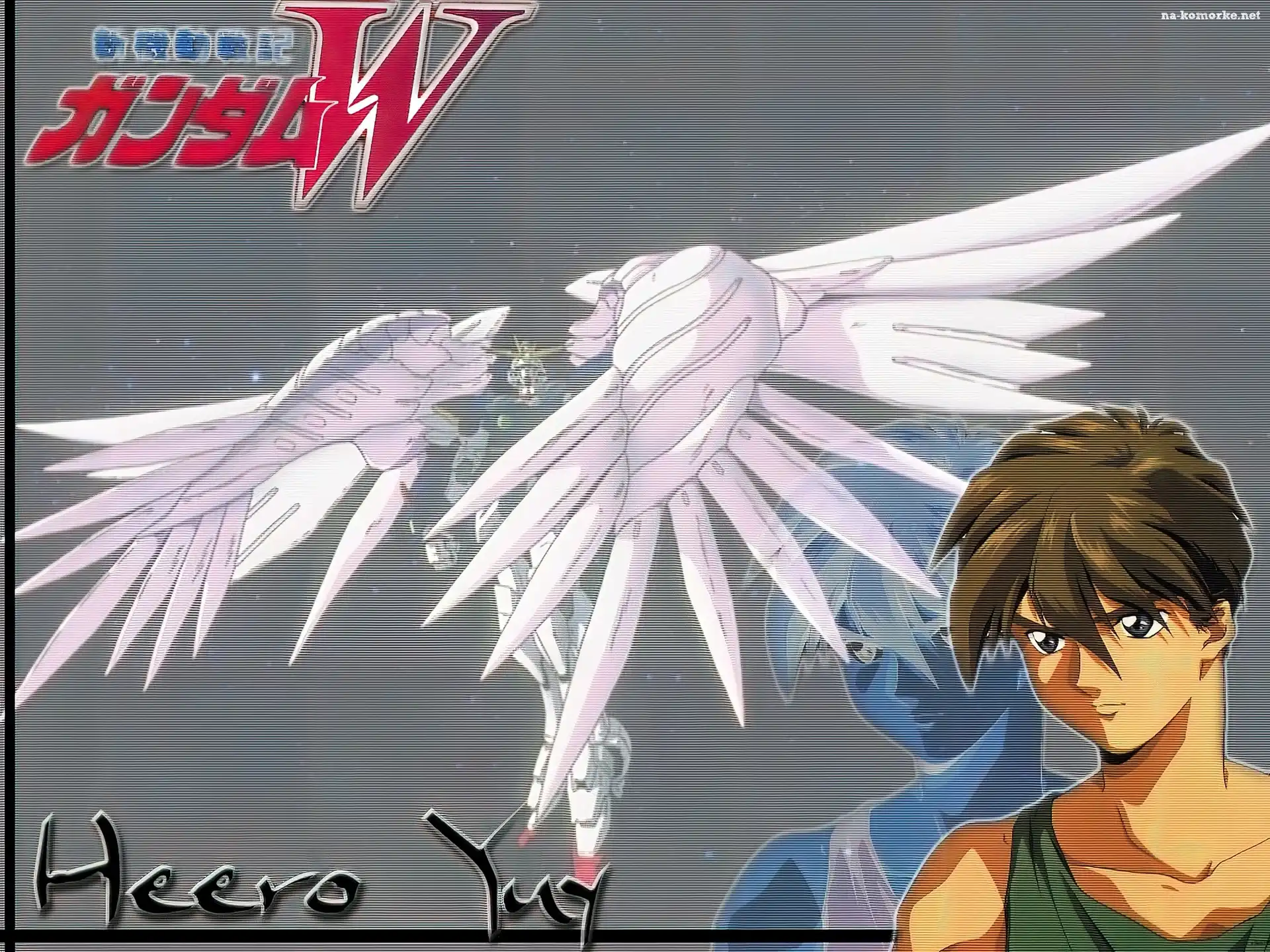 Gundam Wing, skrzydła, twarz