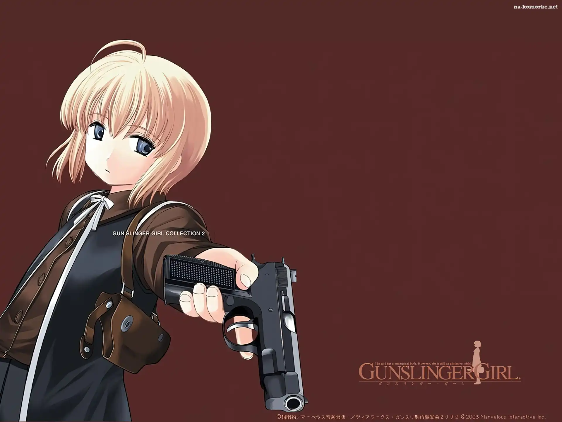 Gunslinger Girl, pistolet, kobieta